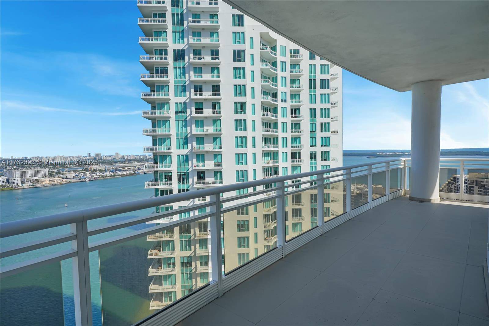 Located on exclusive Brickell Key Island.