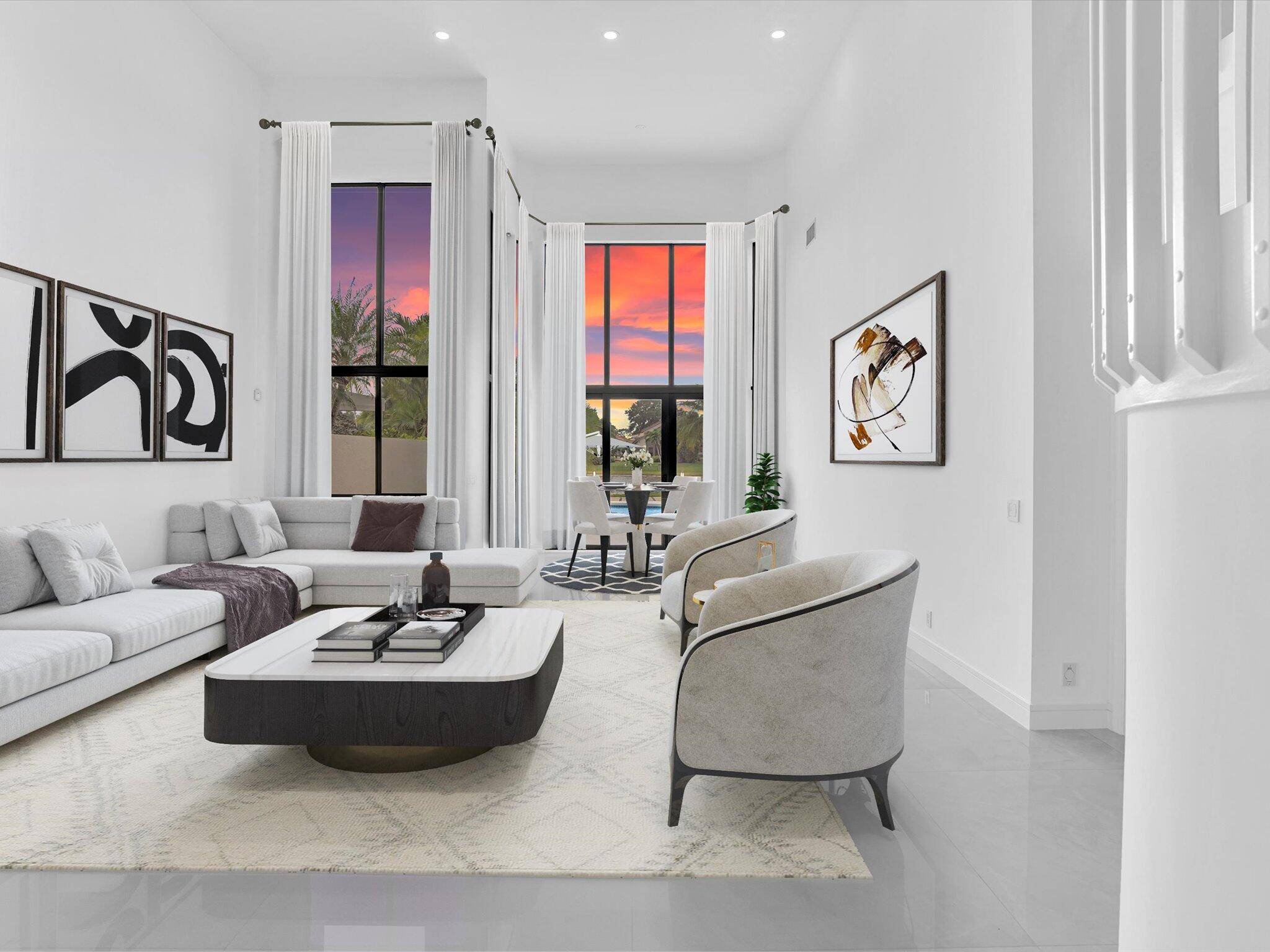 Stunning, bright and completely renovated townhome featuring 4 bedrooms 4.