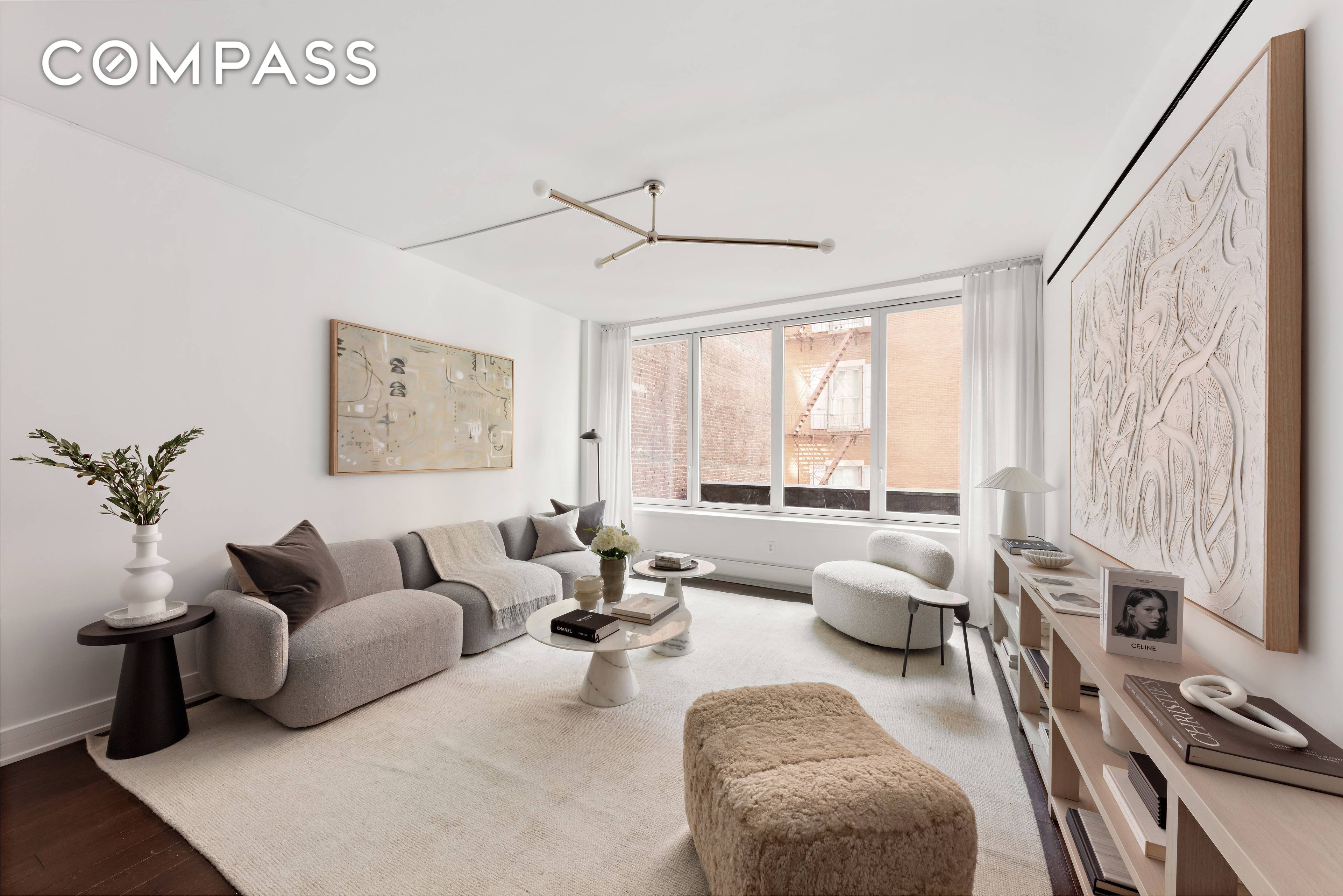 Modern Elegance Meets Tribeca Charm Tucked away on a quiet cobblestone block, this pristine 3 bedroom, 3.