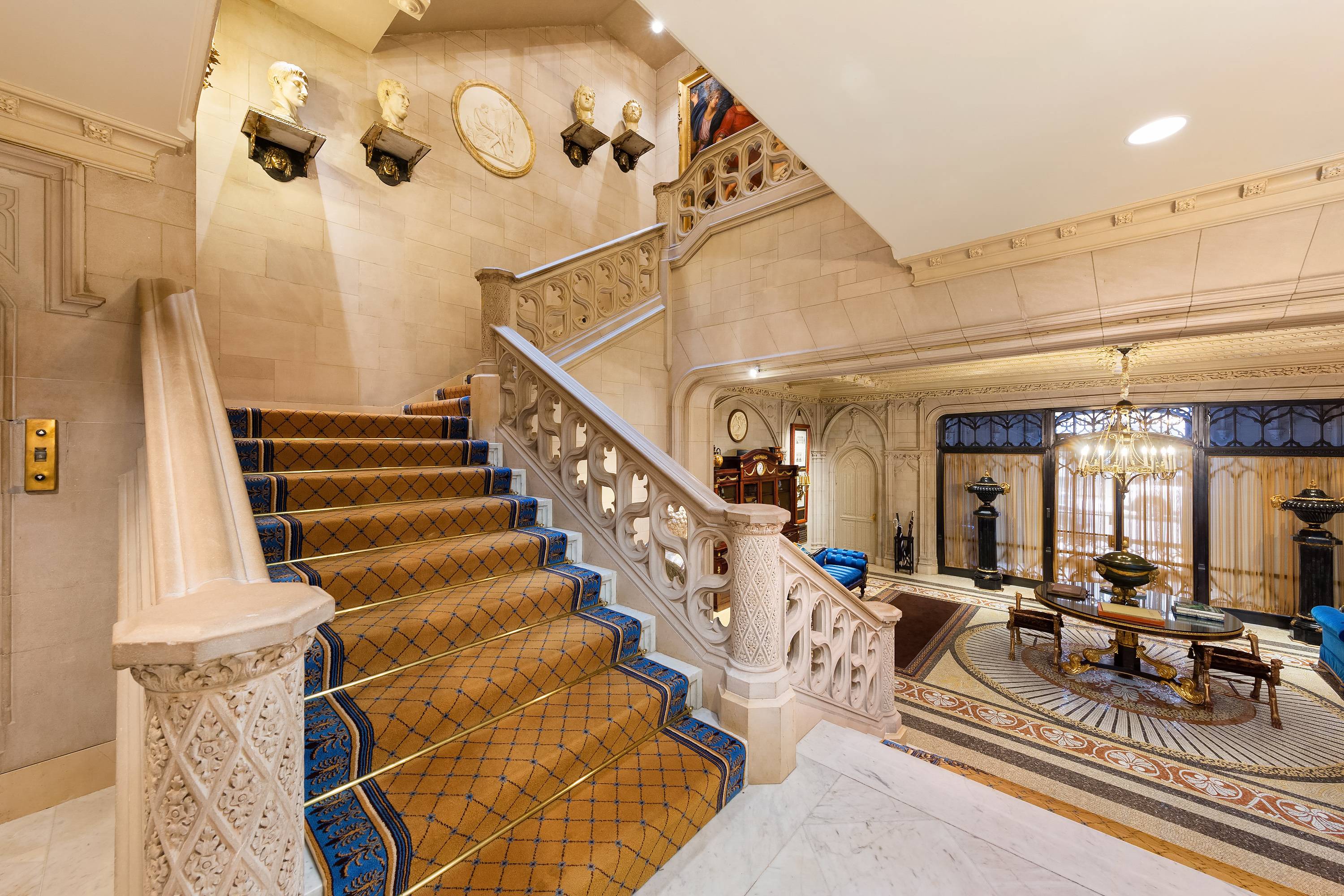 The Woolworth Mansion Offered Furnished Unique Live Work Opportunity Built in 1915 by famed architect Charles P.