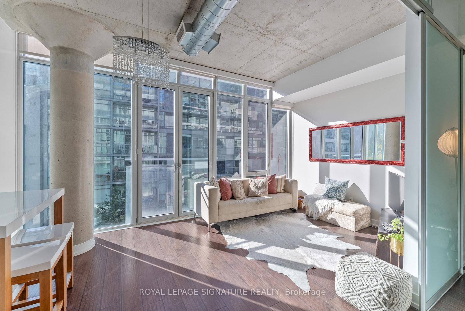 Welcome to 20 Stewart St, Unit 504 a stylish loft style residence in the heart of King West.
