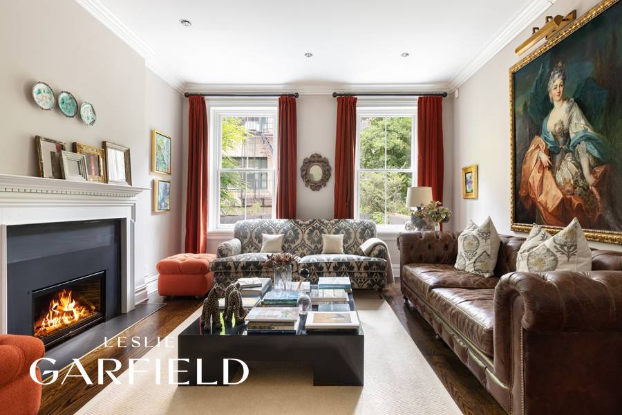 This Gramercy Park townhouse, built in the Anglo Italianate style in 1854, offers a blend of historic character and modern living.