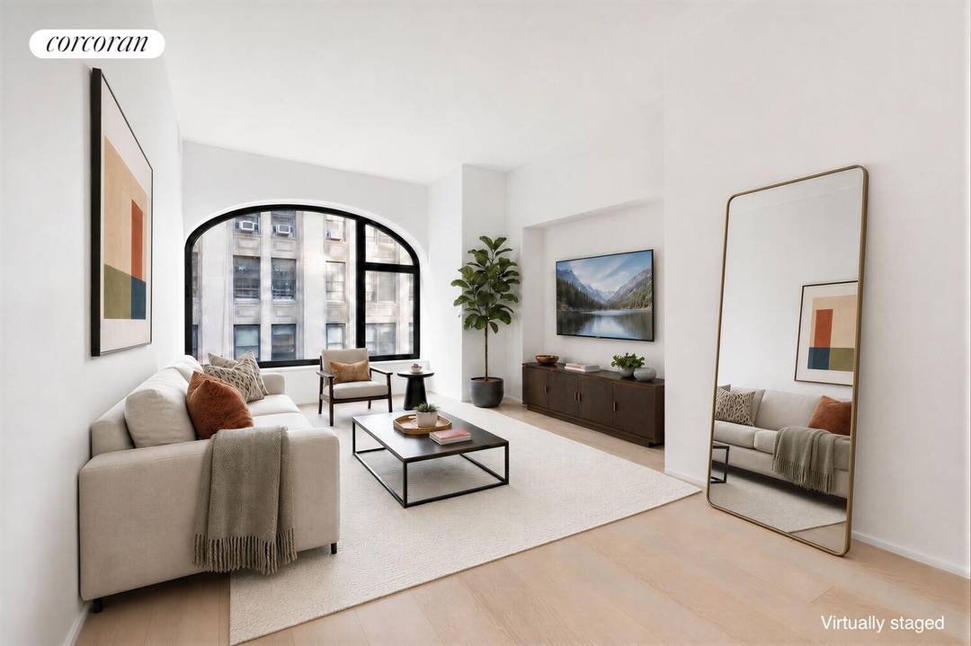 Residence 10B at 130 William is a thoughtfully designed one bedroom residence that balances warmth, material richness, and architectural distinction within one of downtown Manhattan's most recognizable new towers.