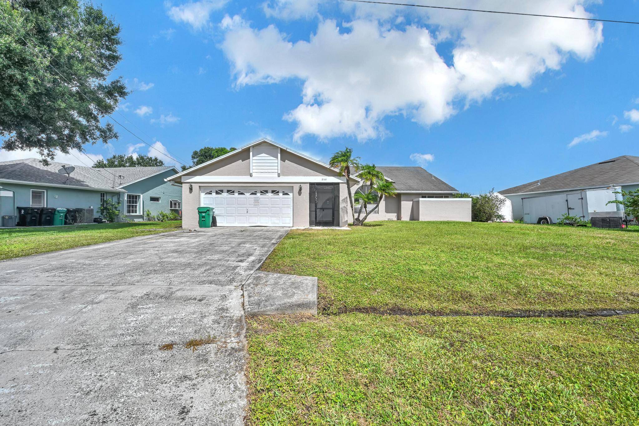 Investor special ! 1, 900 sq ft home on a large canal lot just 20 minutes from the beach.
