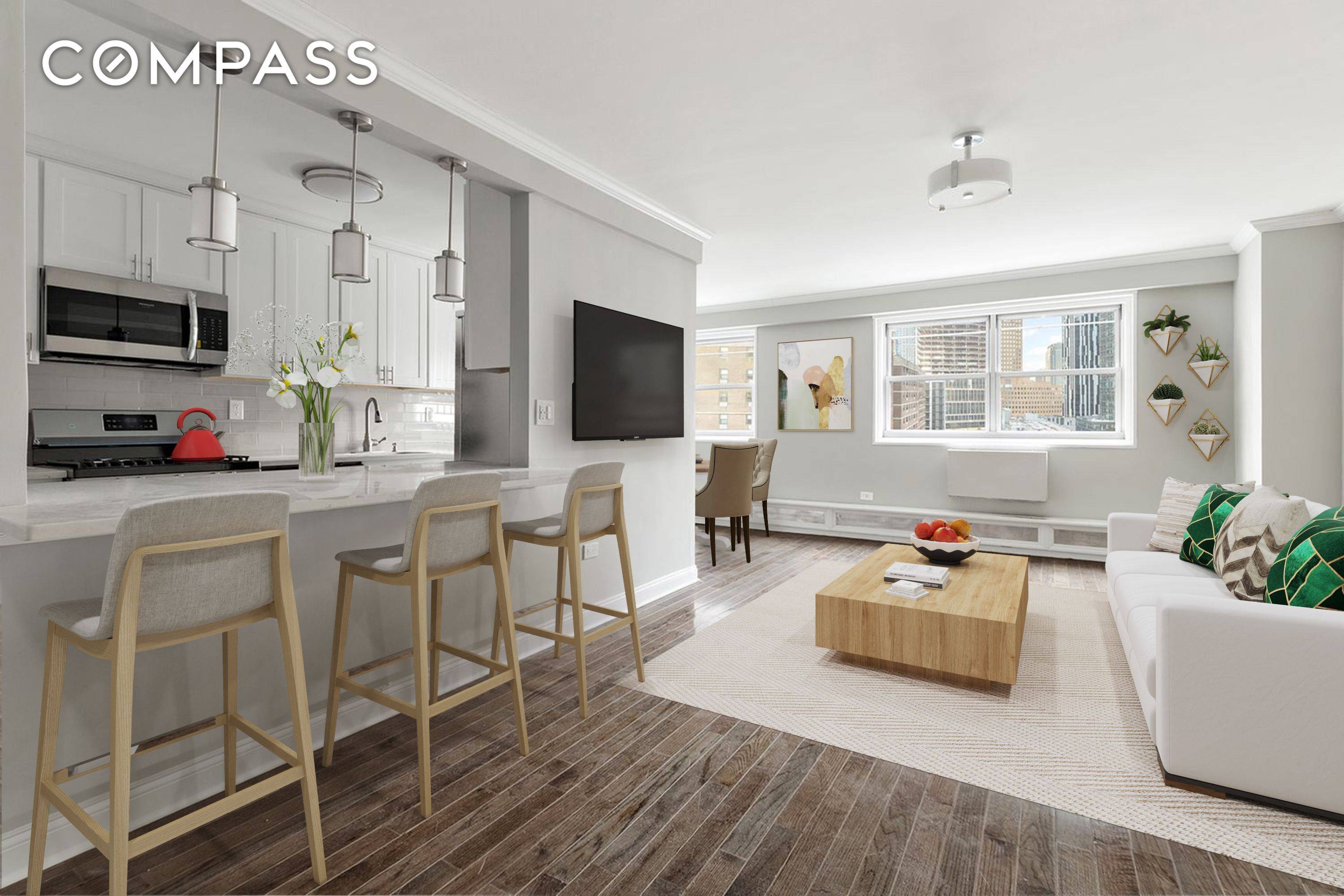 Spacious and versatile, this 2 bedroom home with dedicated parking included in the rent is ideally located at the intersection of Fort Greene and Downtown Brooklyn.