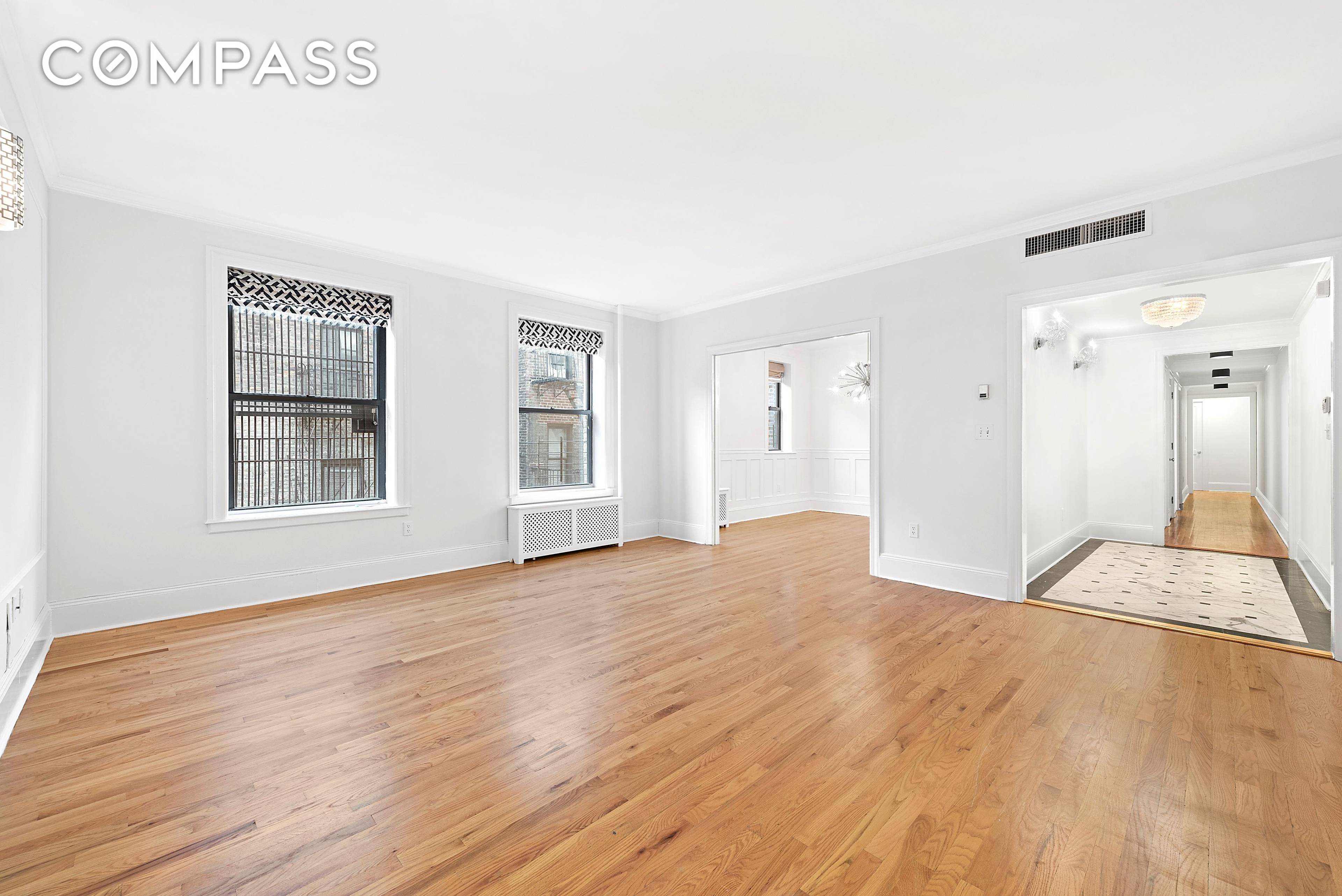 This gorgeous Prewar Park Avenue building welcomes you home to apartment 4D, consisting of 3 bedrooms, and 2 bathrooms.