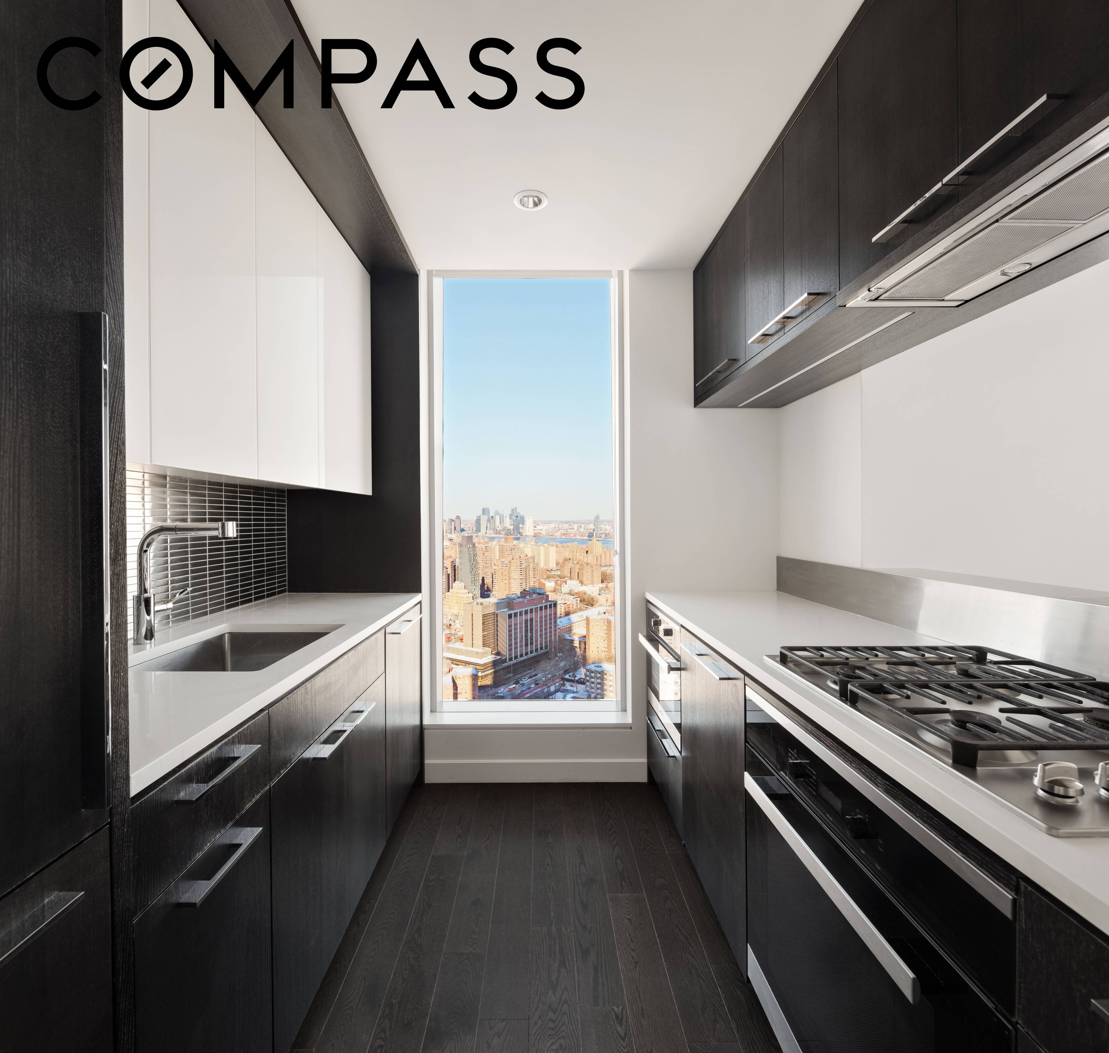 Residence 41G at One Manhattan Square is a 1, 156 square foot, two bedroom, two bathroom corner home perched high above the Lower East Side waterfront, offering north and south ...