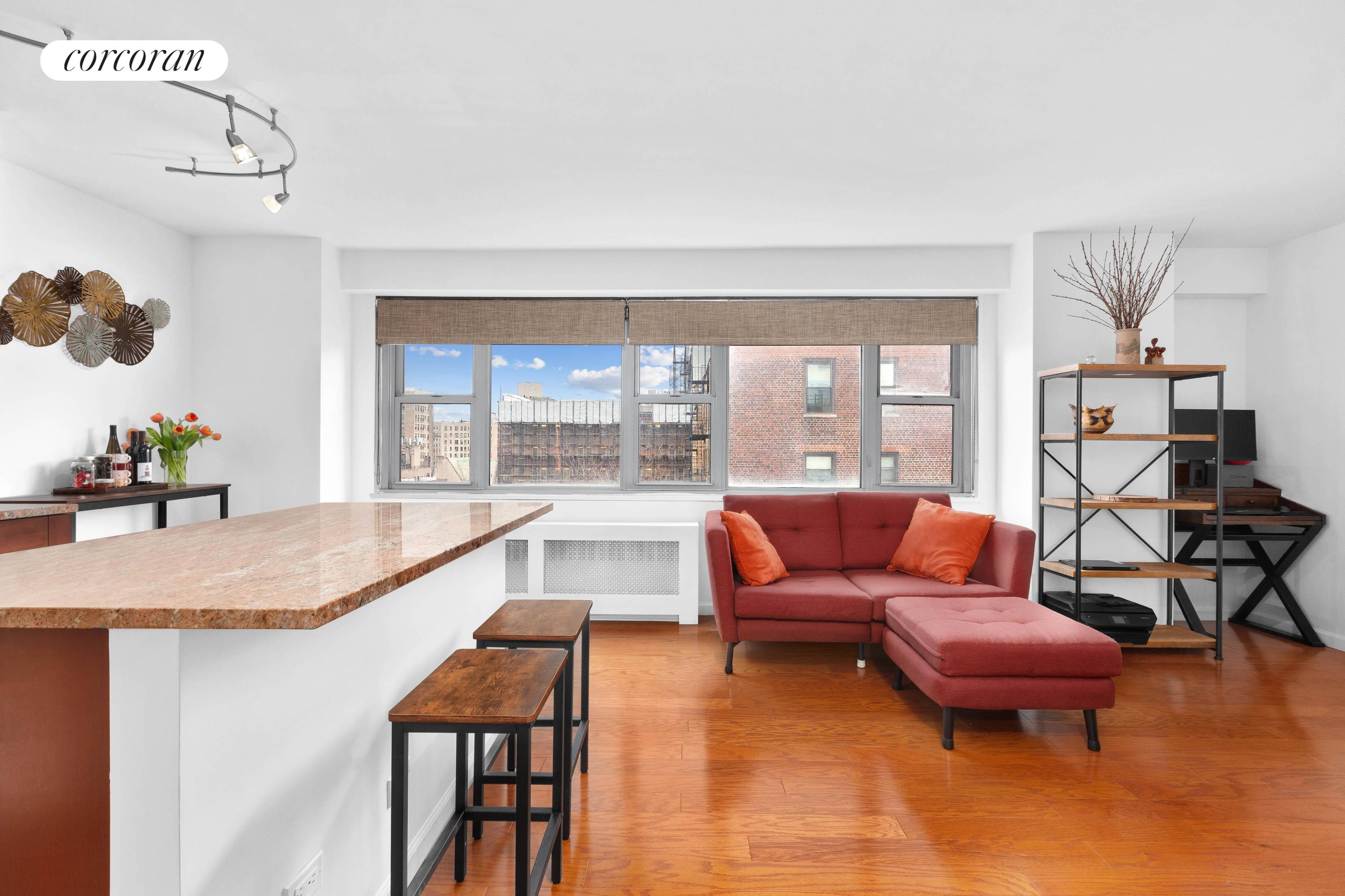 100 West 93rd Street, 9 E Large studio with renovated kitchen in 24 Hour Doorman building.