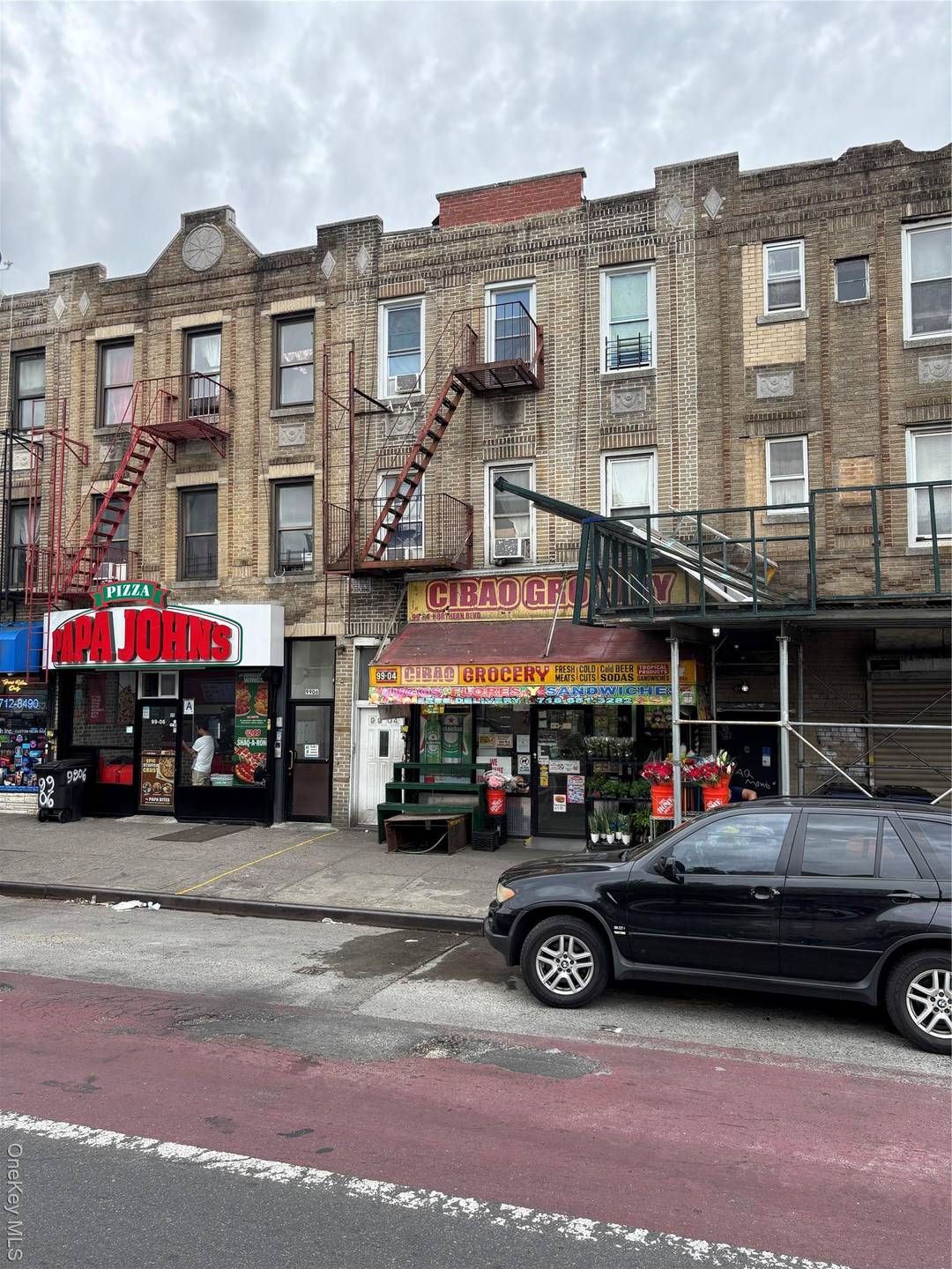Presenting a solid 3 story mixed use brick building on busy Northern Boulevard in Corona, Queens.