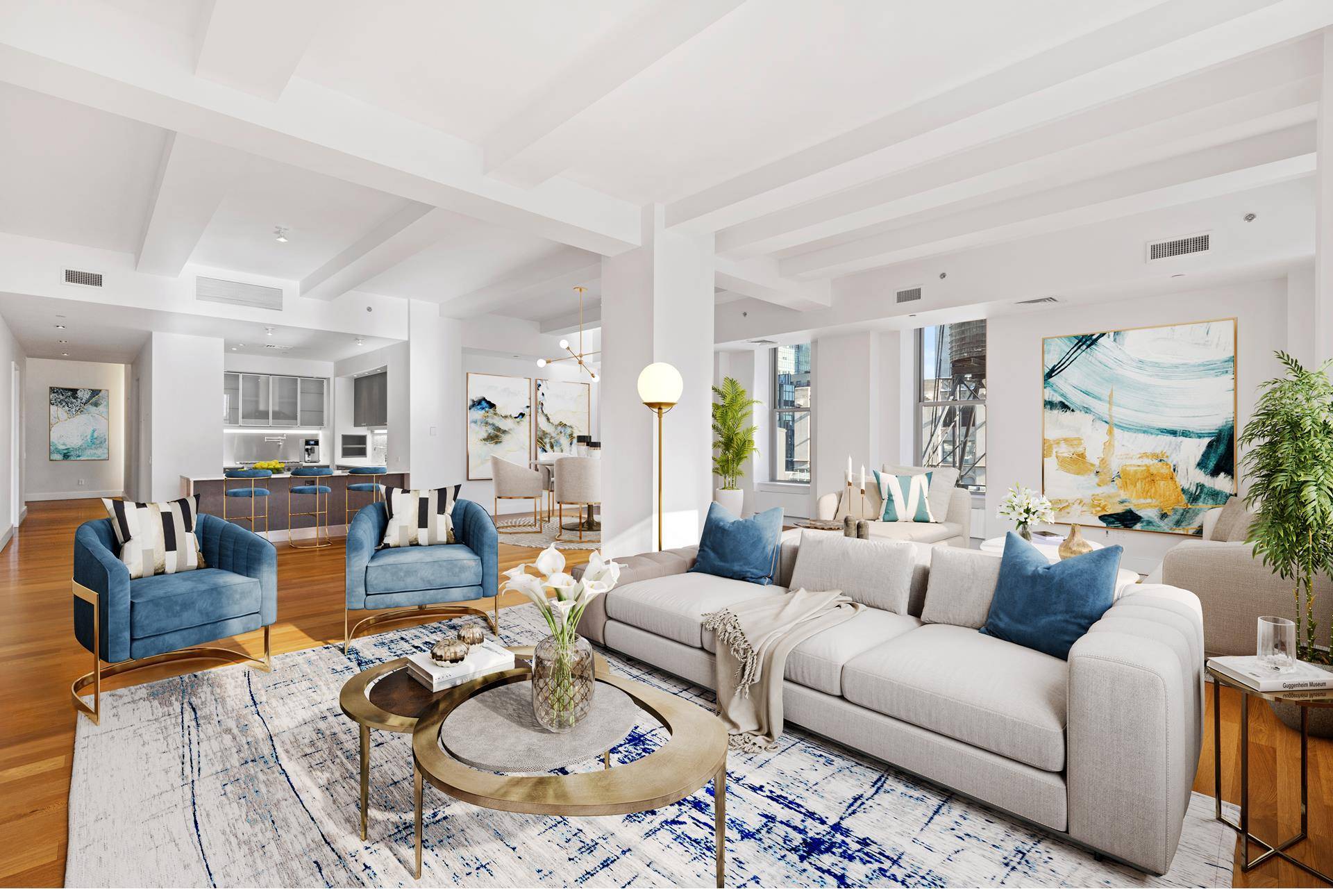 Designer showplace overlooking Madison Square Park !