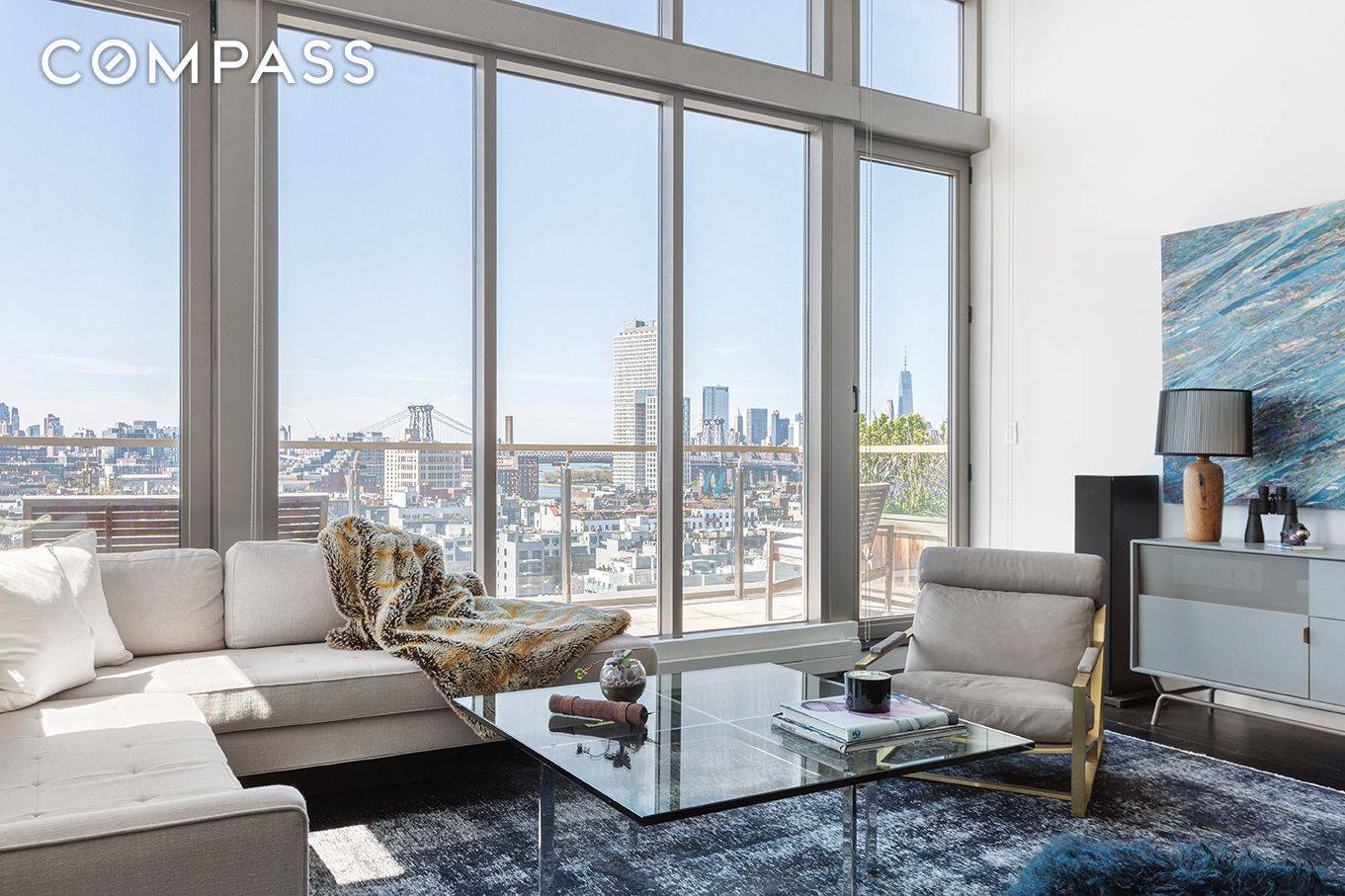 EPIC WILLIAMSBURG PENTHOUSE WITH A PRIVATE PARKING SPOT, STORAGE, AND TWO TERRACES.