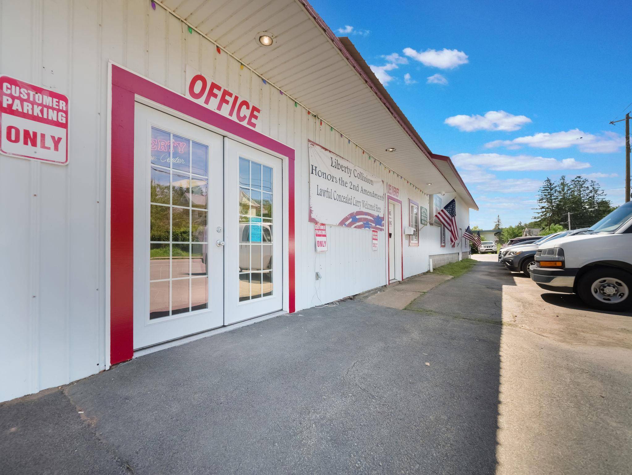 An amazing opportunity to own a thriving, long established, highly reputable and highly profitable auto body shop in the heart of downtown Liberty.