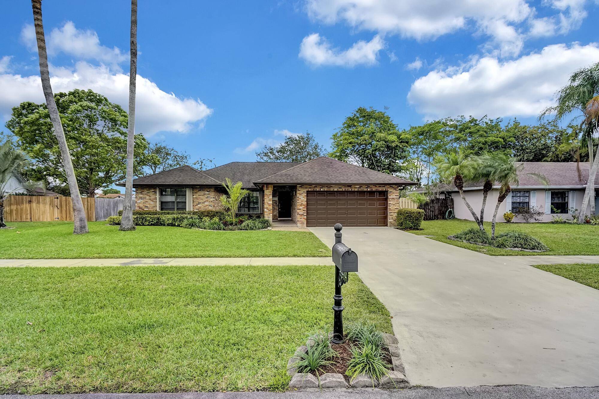 Renovated home on big lot with pool.