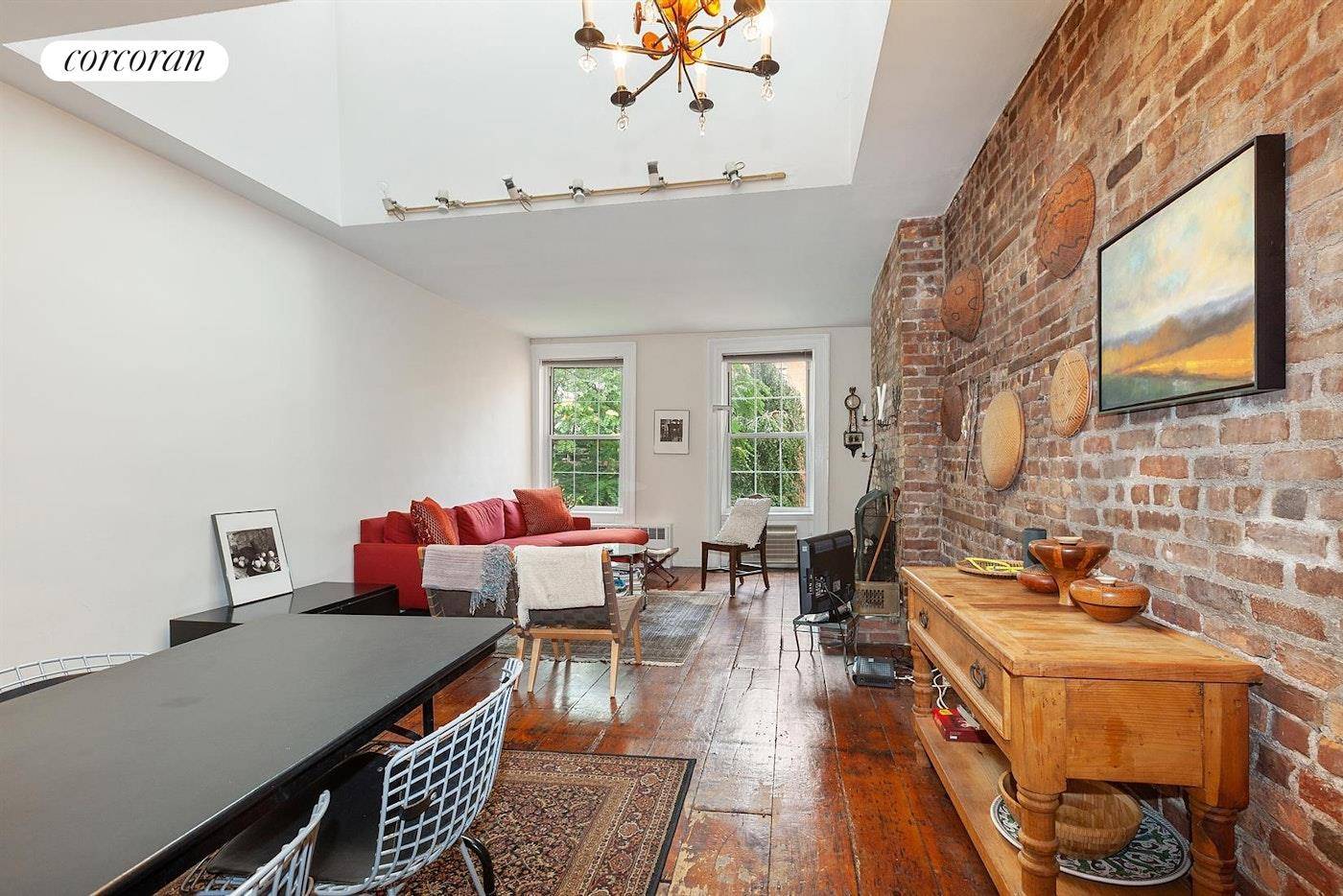 One bedroom in a lovely, well maintained, and historic townhouse on West 11th Street tree lined block between 5th and 6th Avenues.