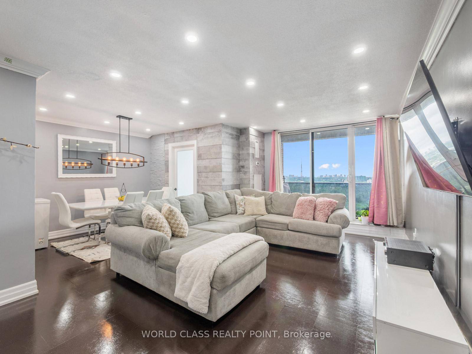 Located in the highly sought after Mount Dennis community, this fully renovated penthouse corner suite offers over 1, 050 sq.
