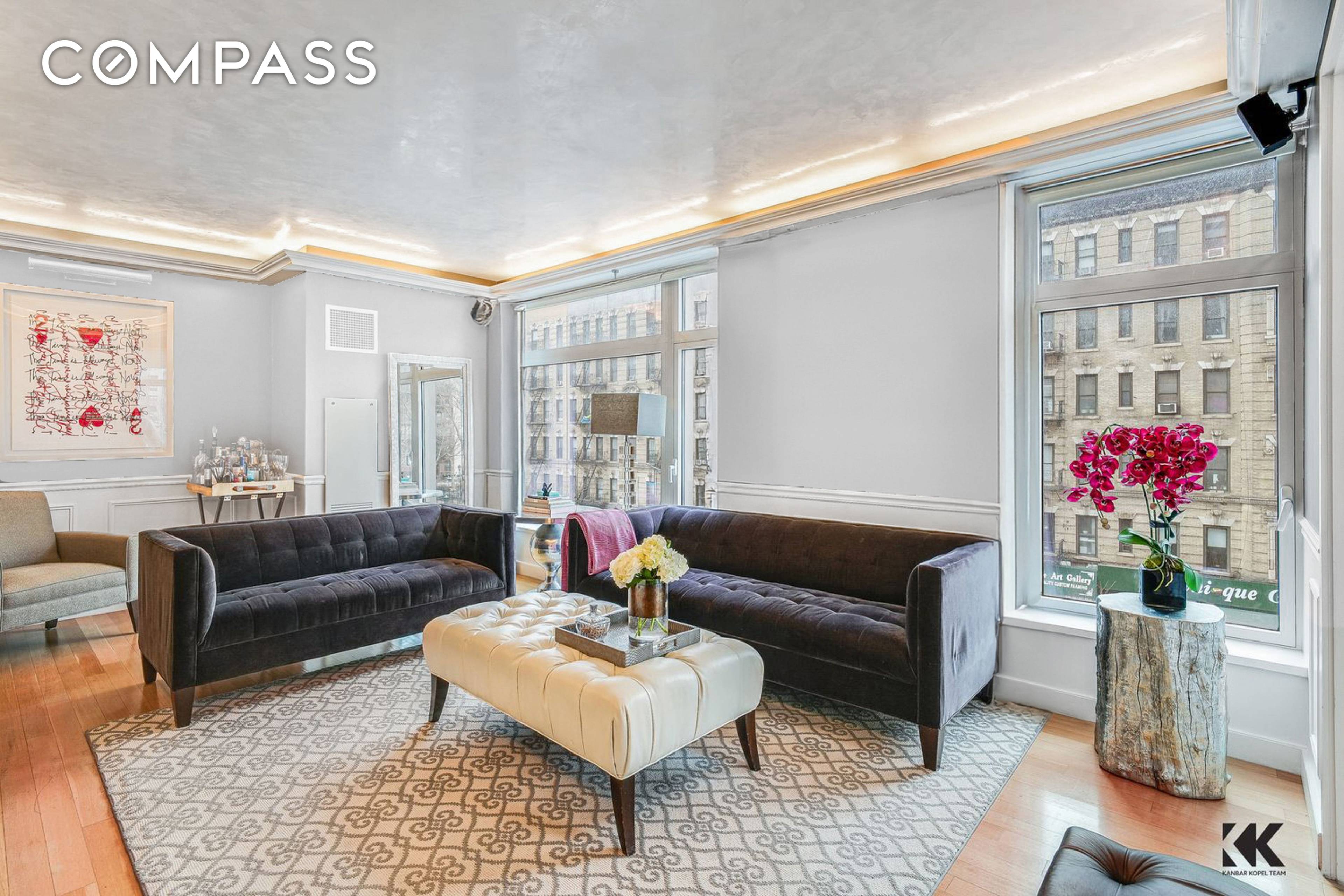 Luxury Living at The Laurel Condominium Move right into this renovated corner home with 4 bedrooms, 4 bathrooms, plus a den office.