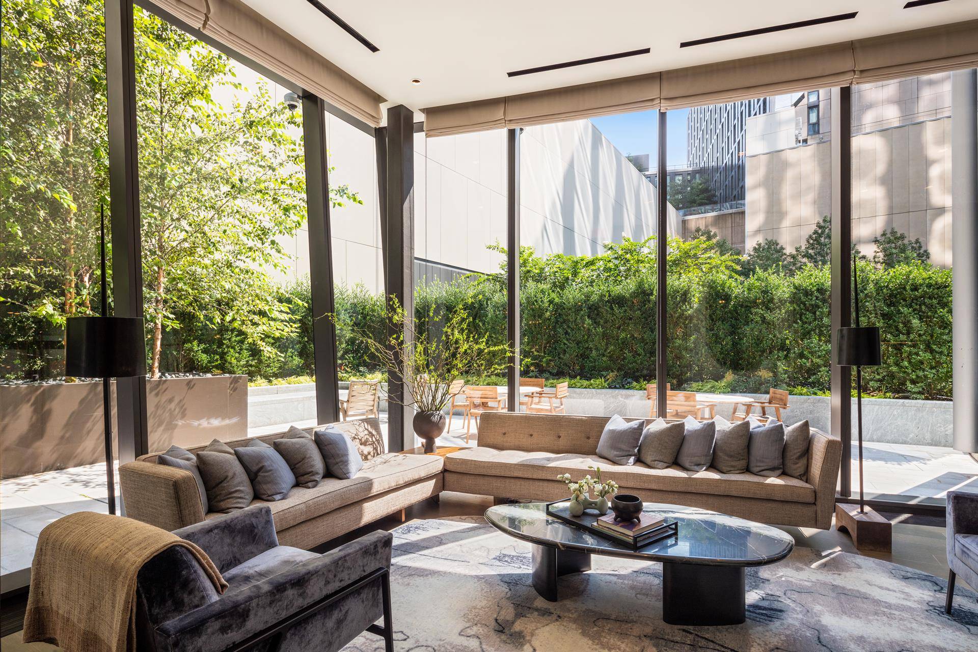Penthouse Two, the crown atop a striking sculptural glass tower.
