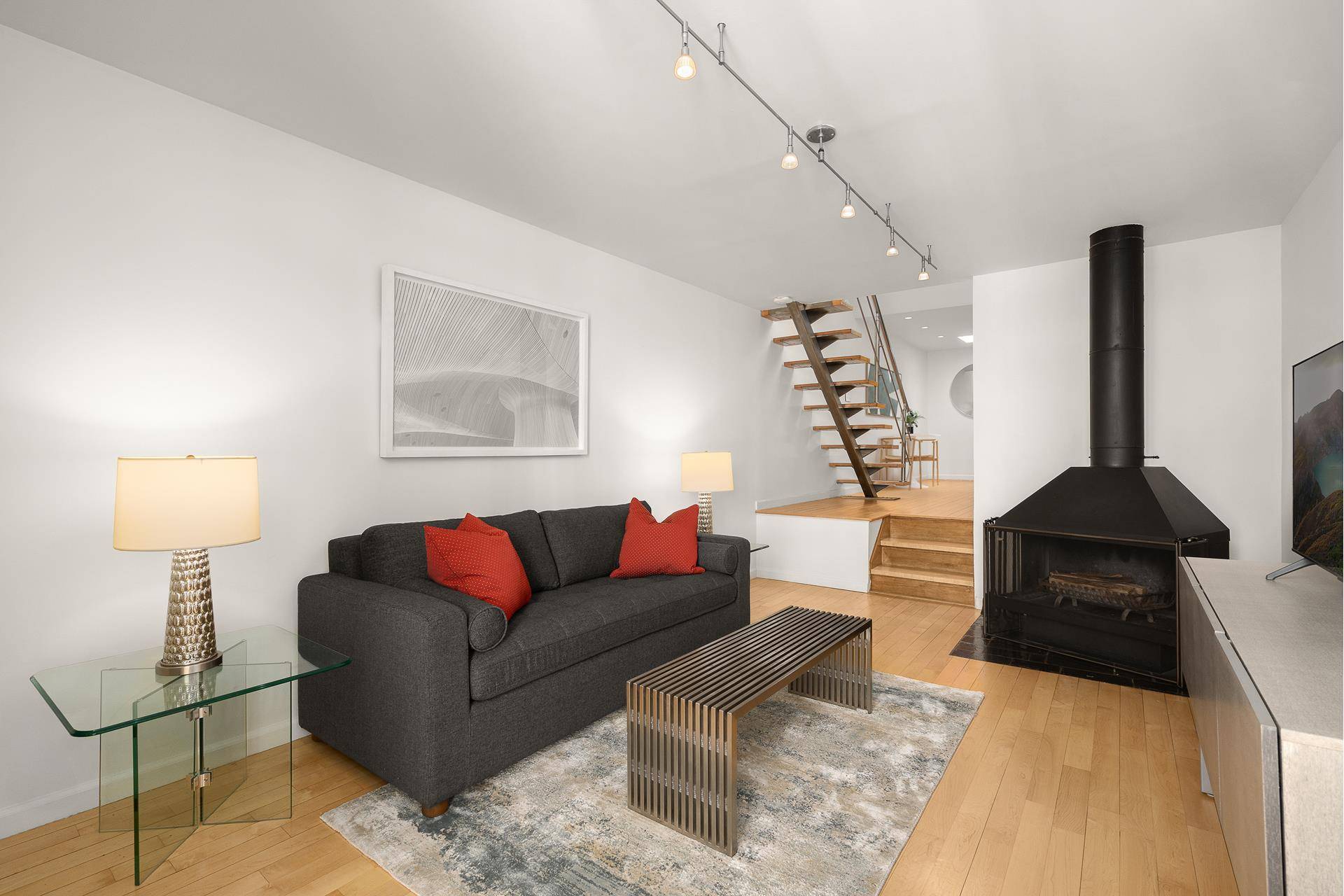 Welcome to this bright and stylish triplex penthouse a one bedroom, one bathroom gem with everything you need.