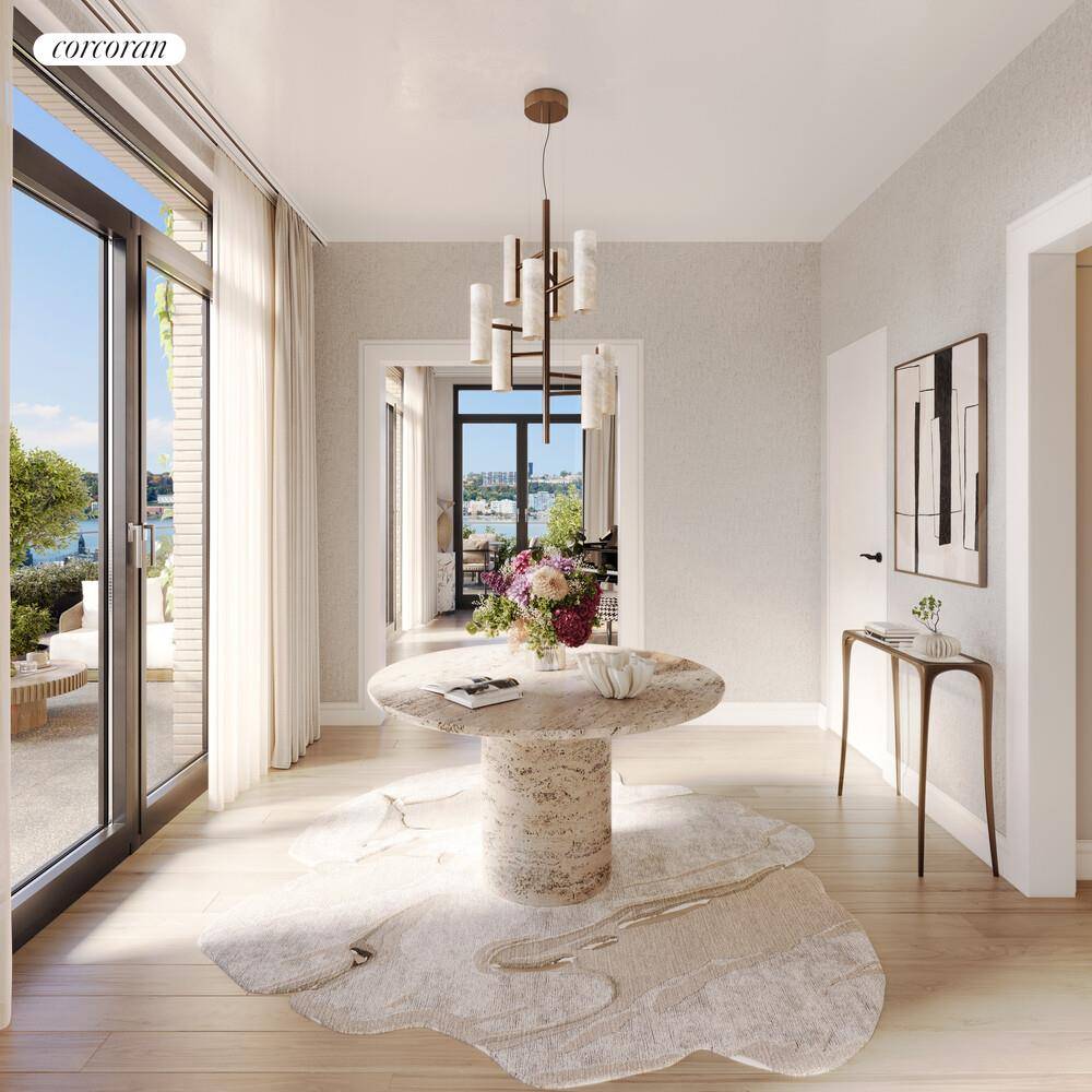 Designed by renowned architect and designer Thomas Juul Hansen, Penthouse 17C is a CORNER four bedroom, four bathroom residence with two separate terraces.