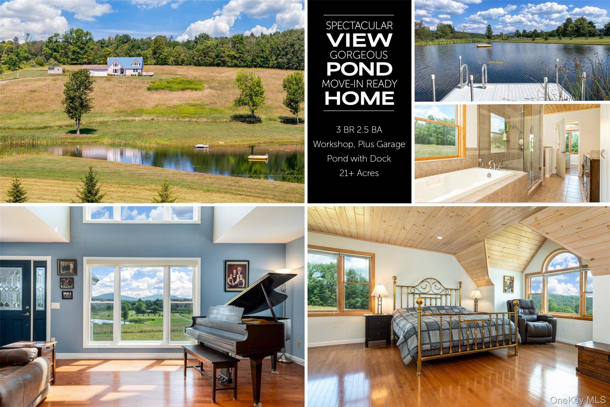 From your new living room and bedroom, experience an unbelievably beautiful view of this area's most captivating mountains the twin peaks of Utsayantha Mountain 3, 200 feet and Church Hill ...