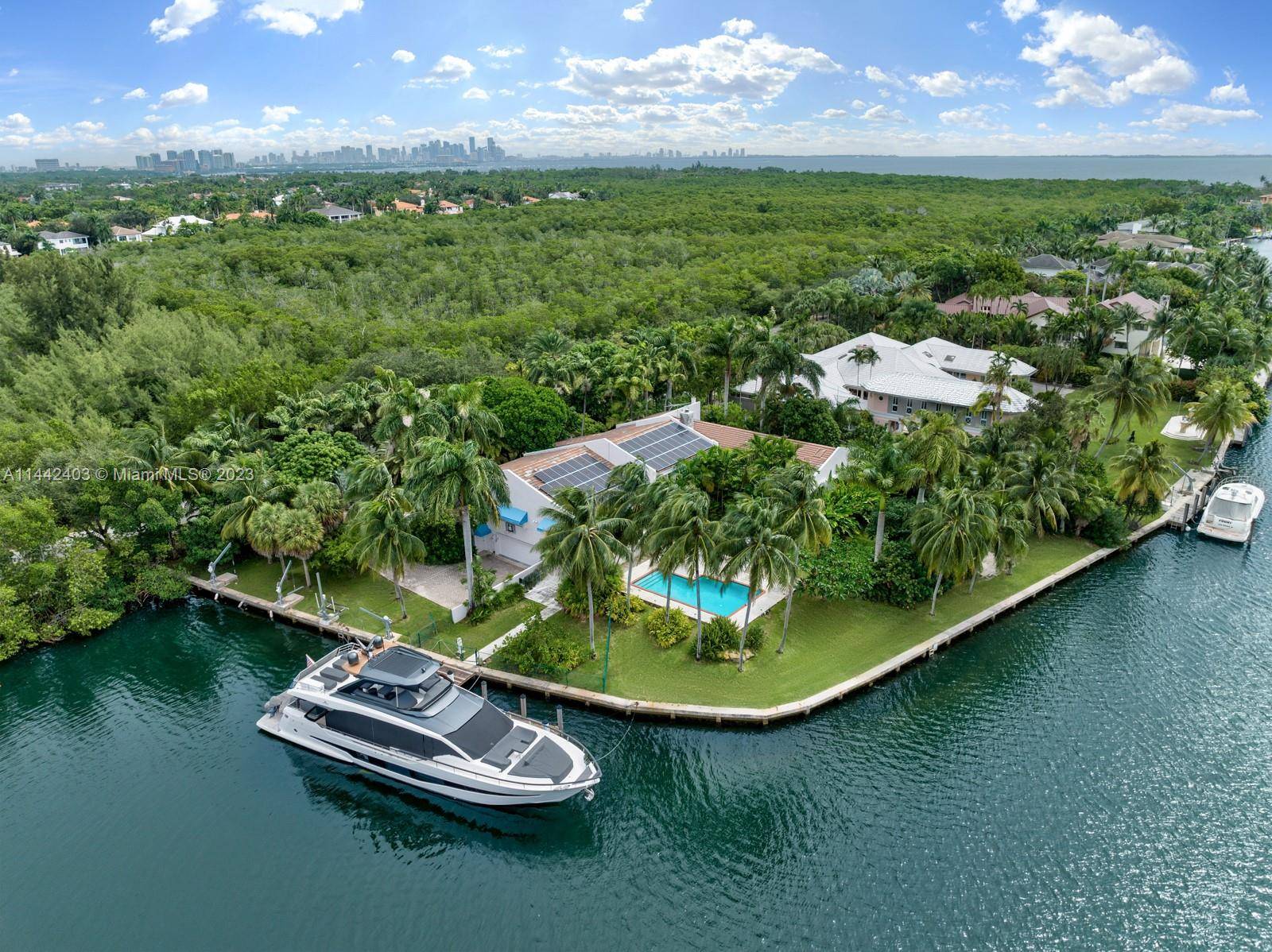 PRIME waterfront property in the exclusive gated community of Gables Estates.