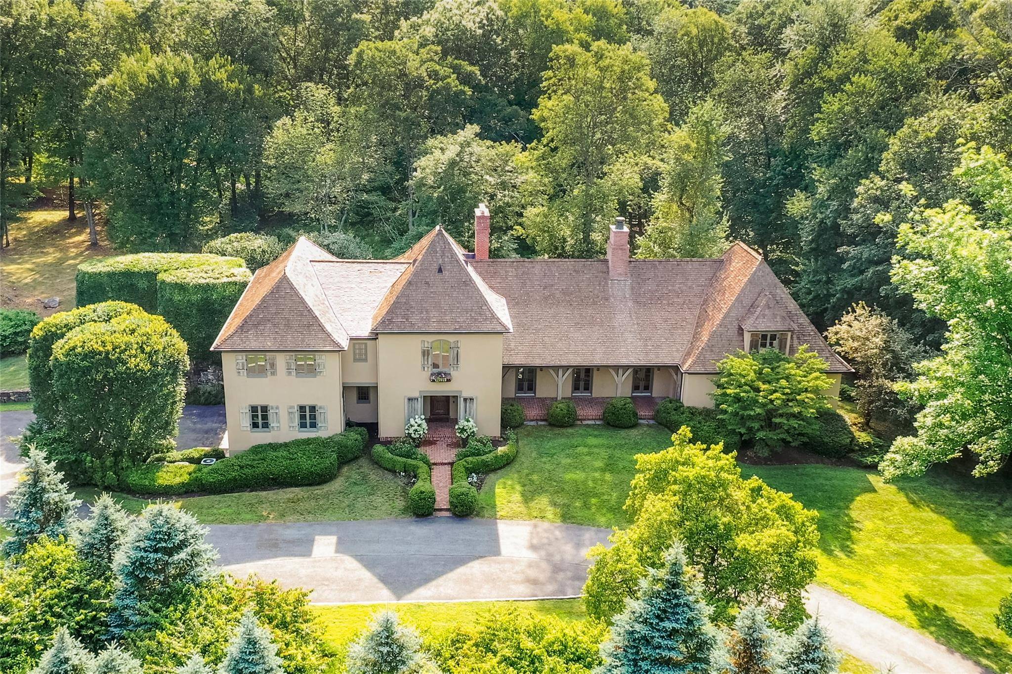 French Country in Prime Bedford Lake Association with Deeded Lake Rights.
