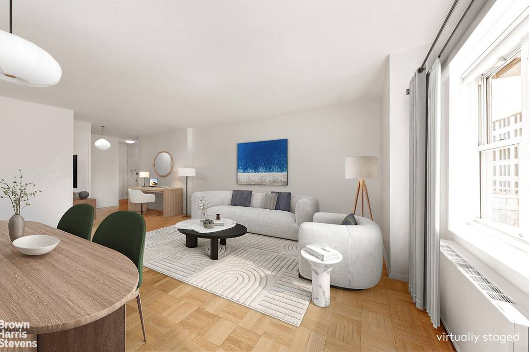OH BY APPOINTMENT ONLY WITH 24HR NOTICE This bright, airy corner Jr 4 unit with expansive, windowed exposure to south and east is connected to the sky and the streets ...