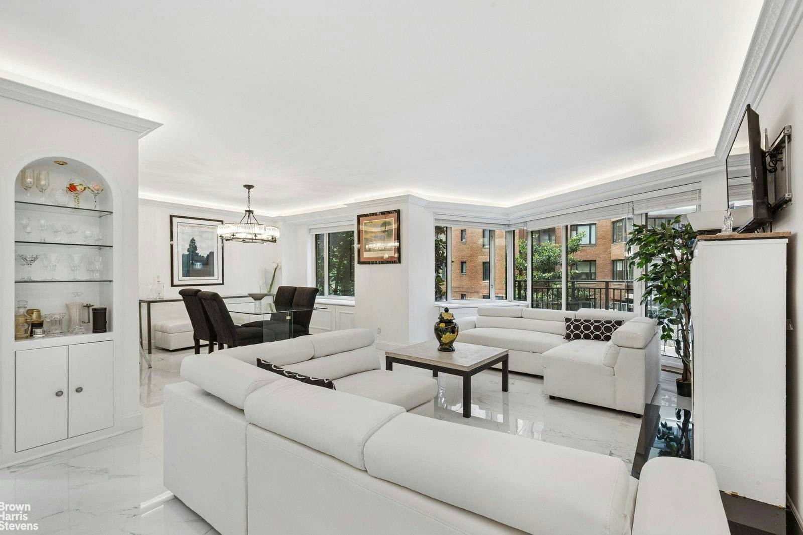 This spectacular, oversized one bedroom with 1.