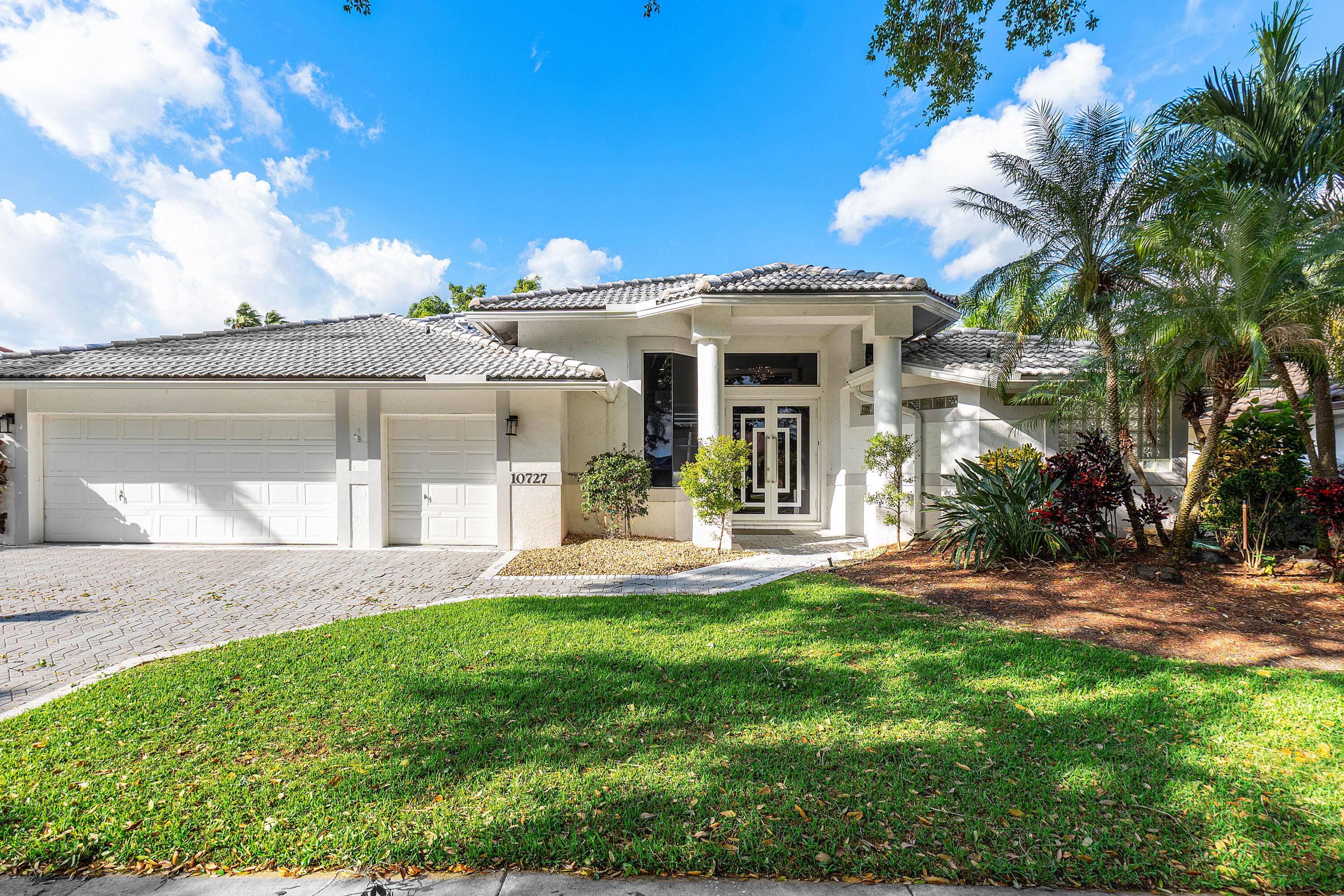Fully renovated one story home nestled on a quiet private lot in a gated community.