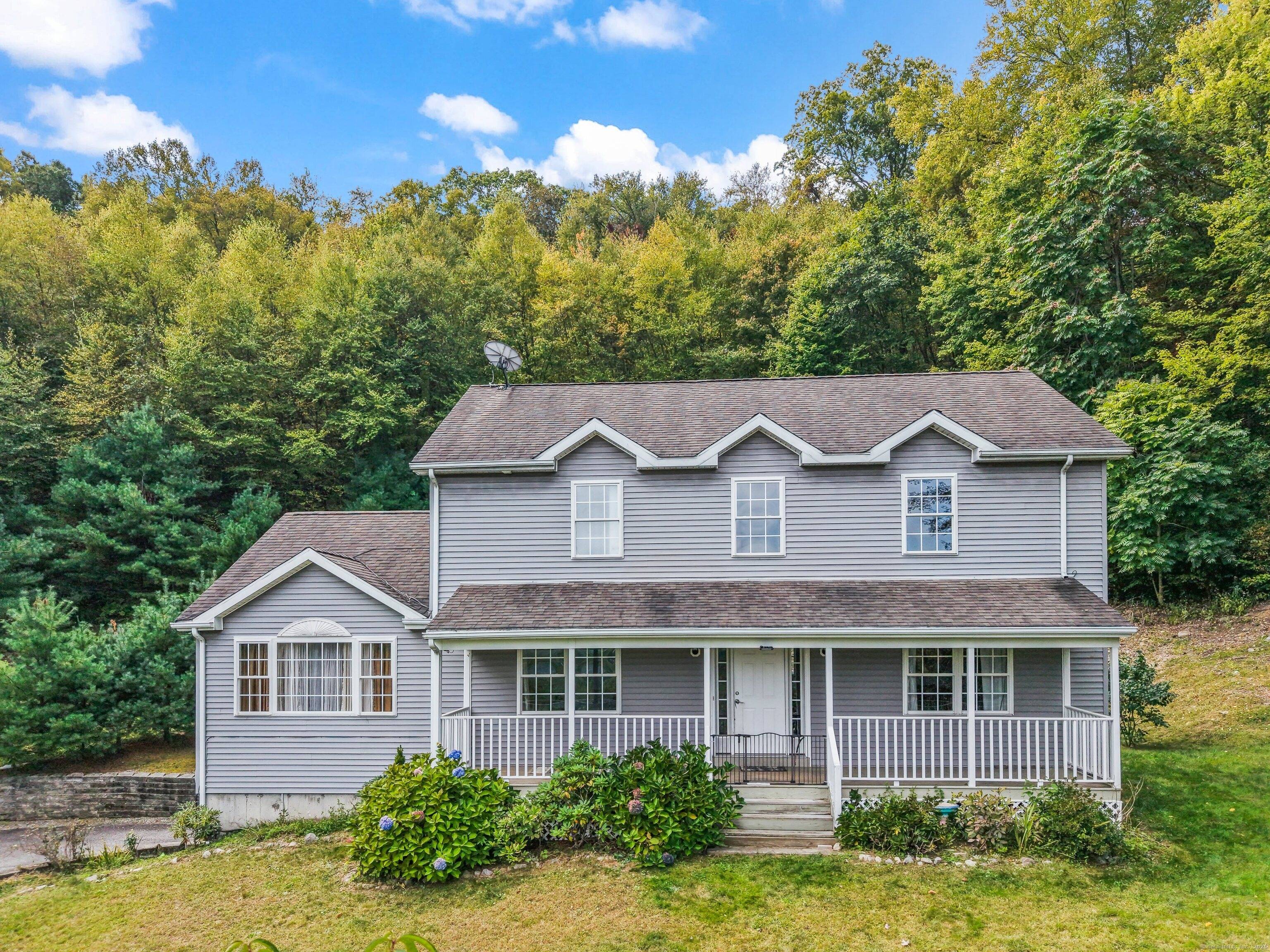 Tucked away, on a desirable cul de sac, and framed by a private wooded backdrop, 128 Melbourne Ct is an inviting 3 bedroom, 3 bathroom Colonial that blends modern updates ...