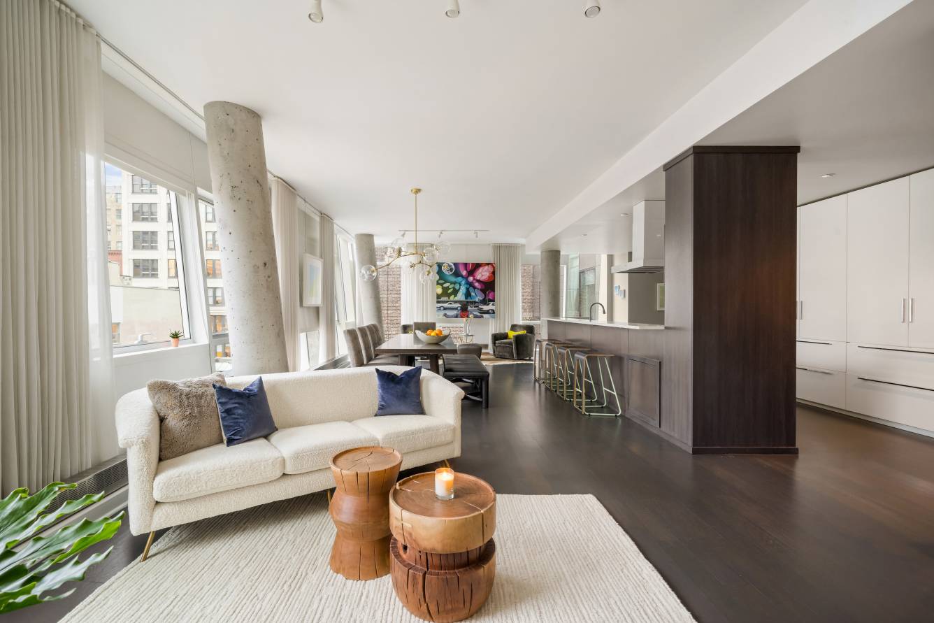 Contact us about a video walk through Fabulous 3 bed, 3 bath, 2, 349 sq ft stunner overlooking the High Line, in the heart of West Chelsea !
