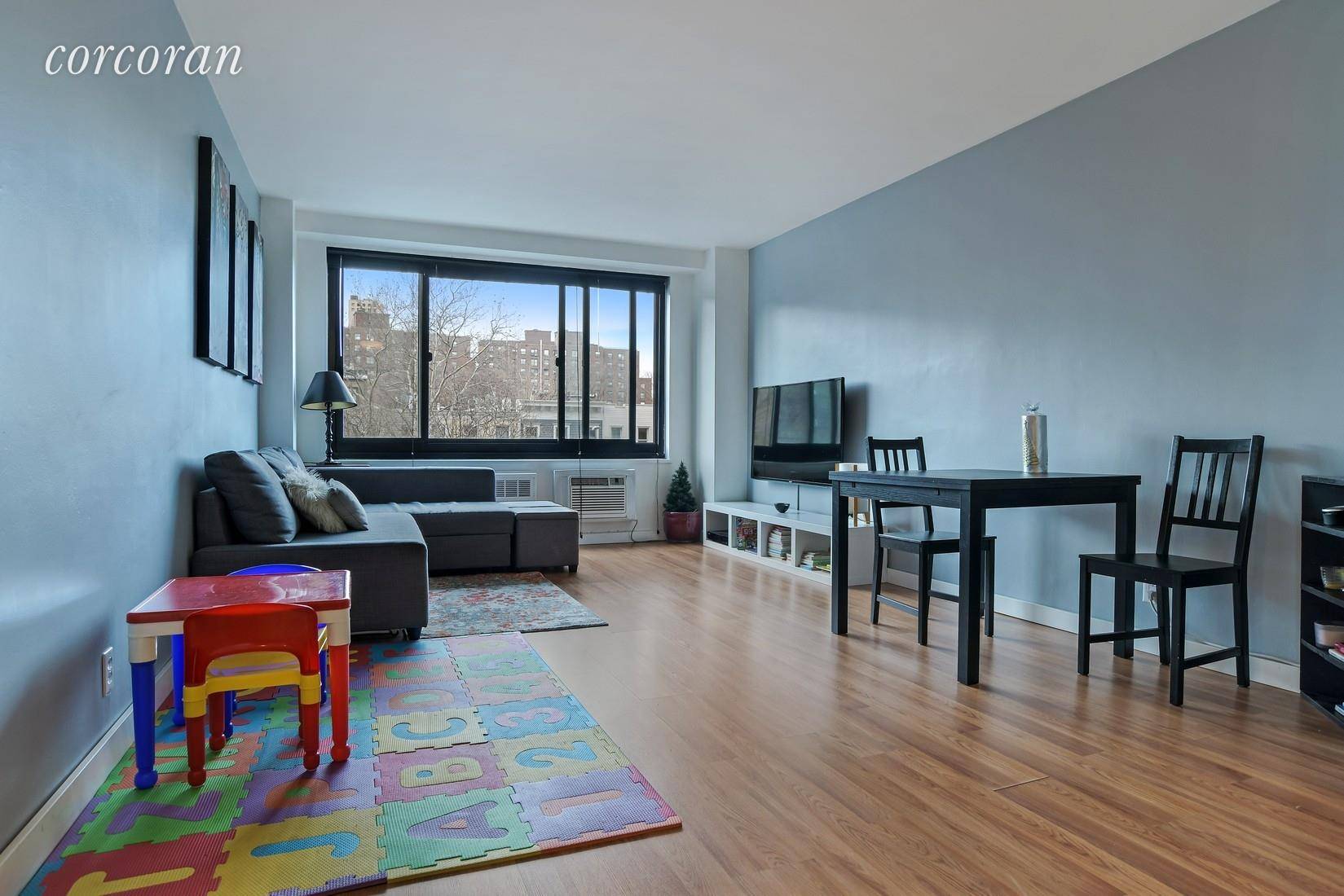 Enjoy charming views and glorious sunsets form your over sized living room and bedroom windows.