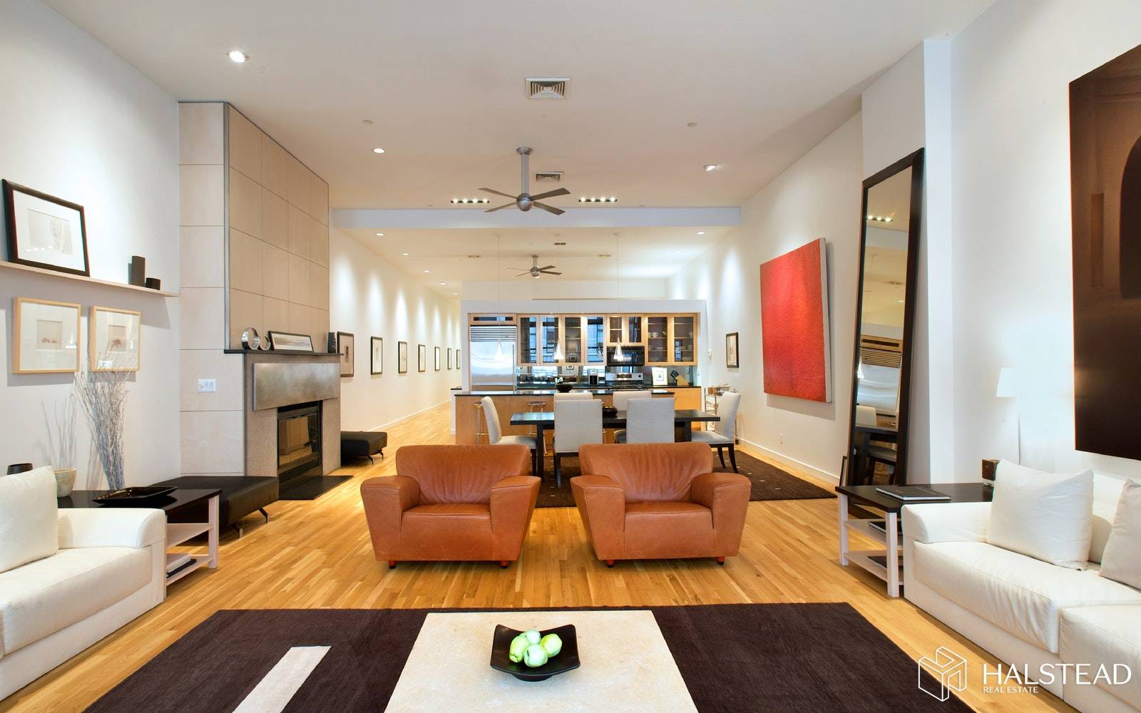 Entertain in grand style from this dramatic 2, 350 square foot full floor loft located in a boutique condominium right in the heart of Tribeca !