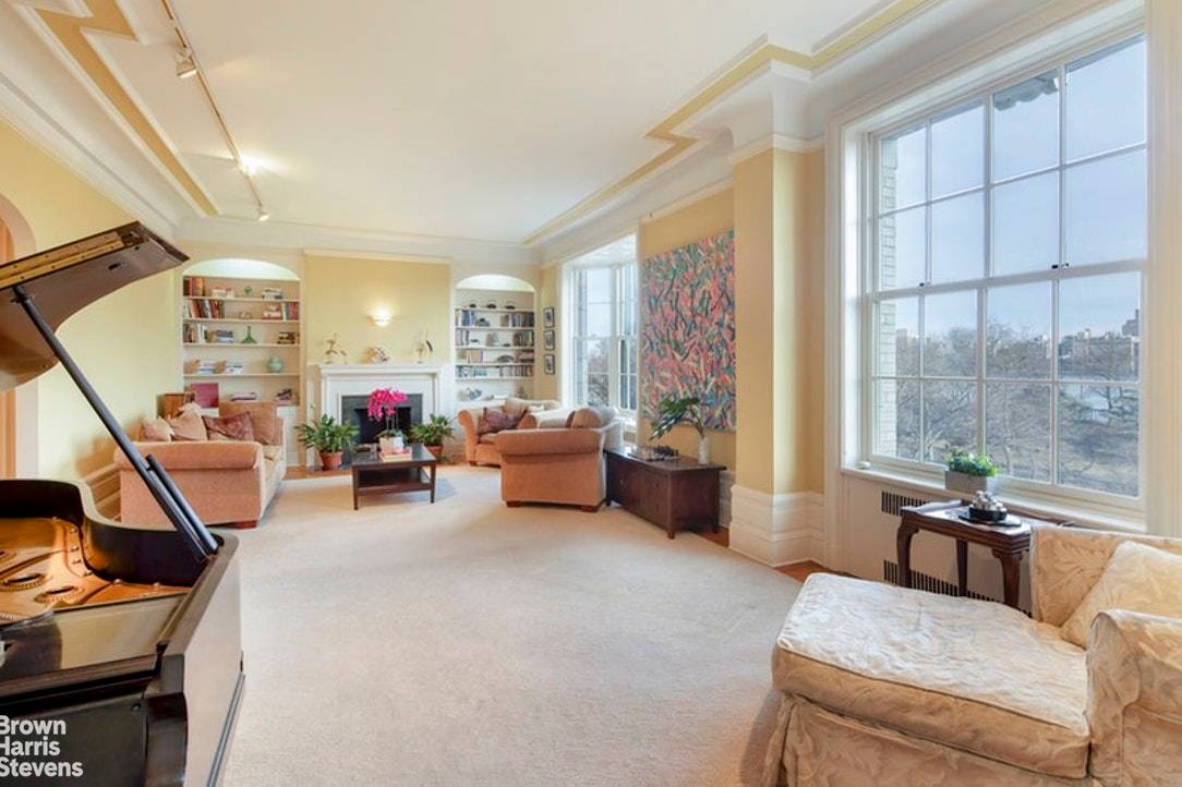 Opportunity knocks ! This dramatic Central Park West 12 into 9 room home with beautiful park views can be yours for an extraordinary value !