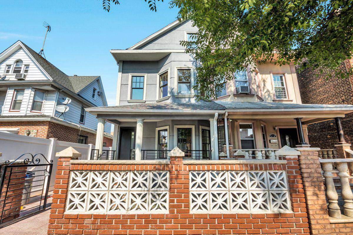 SEMI ATTACHED 2 FAMILY LOCATED IN KENSINGTON SECTION OF BROOKLYN HOME NEEDS TLC.