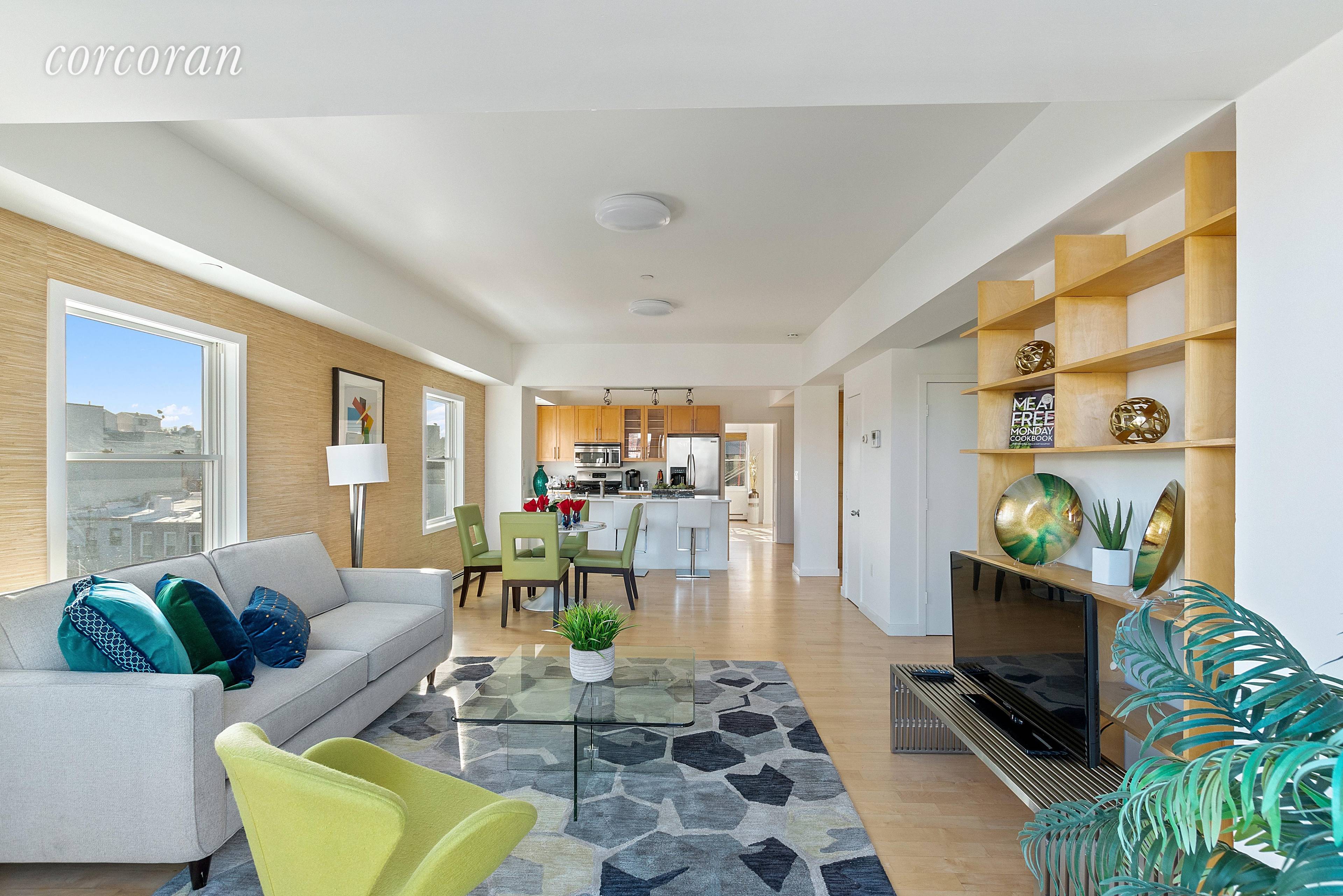 RENOVATIONS COMPLETE ! Park Slope Condo Penthouse, located on Garfield Place !