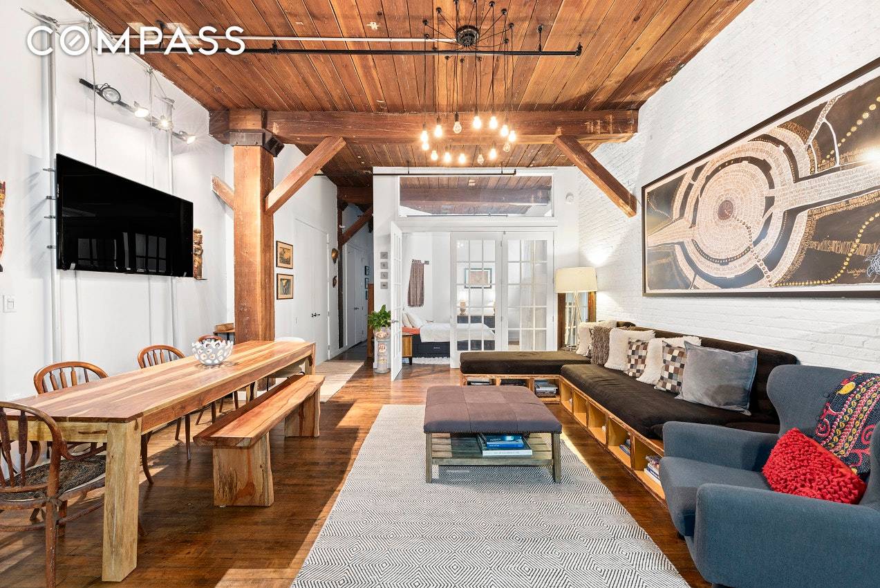 A spectacular opportunity to reside in a massive Three Bedroom Two Bathroom home at the Knitting Factory Lofts in Clinton Hill !