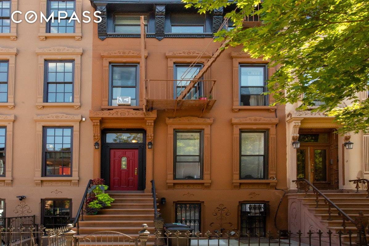 Available April 1st. 506 Madson Street Apt 1 is two bedroom two bathroom garden duplex in Bedford Stuyvesant with a private entrance.
