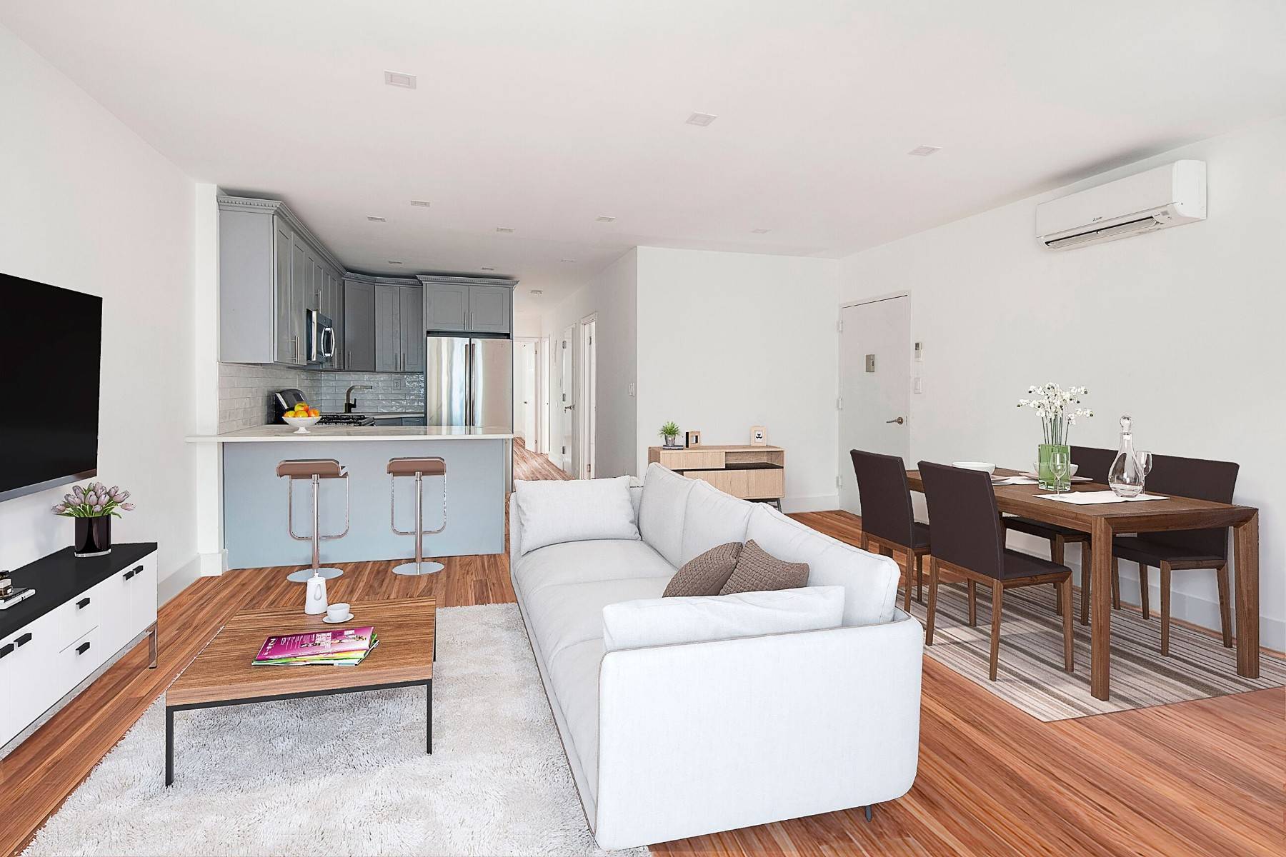 A gorgeous townhouse in trendy, up and coming Brooklyn.