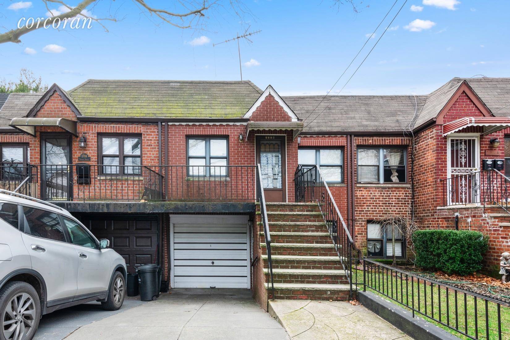 Marine Park Single Fam Home with driveway amp ; garage.