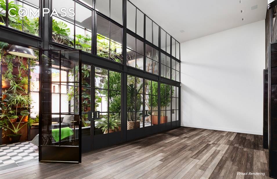 This spectacular, perfectly renovated and light filled penthouse loft is the epitome of elegant downtown living.
