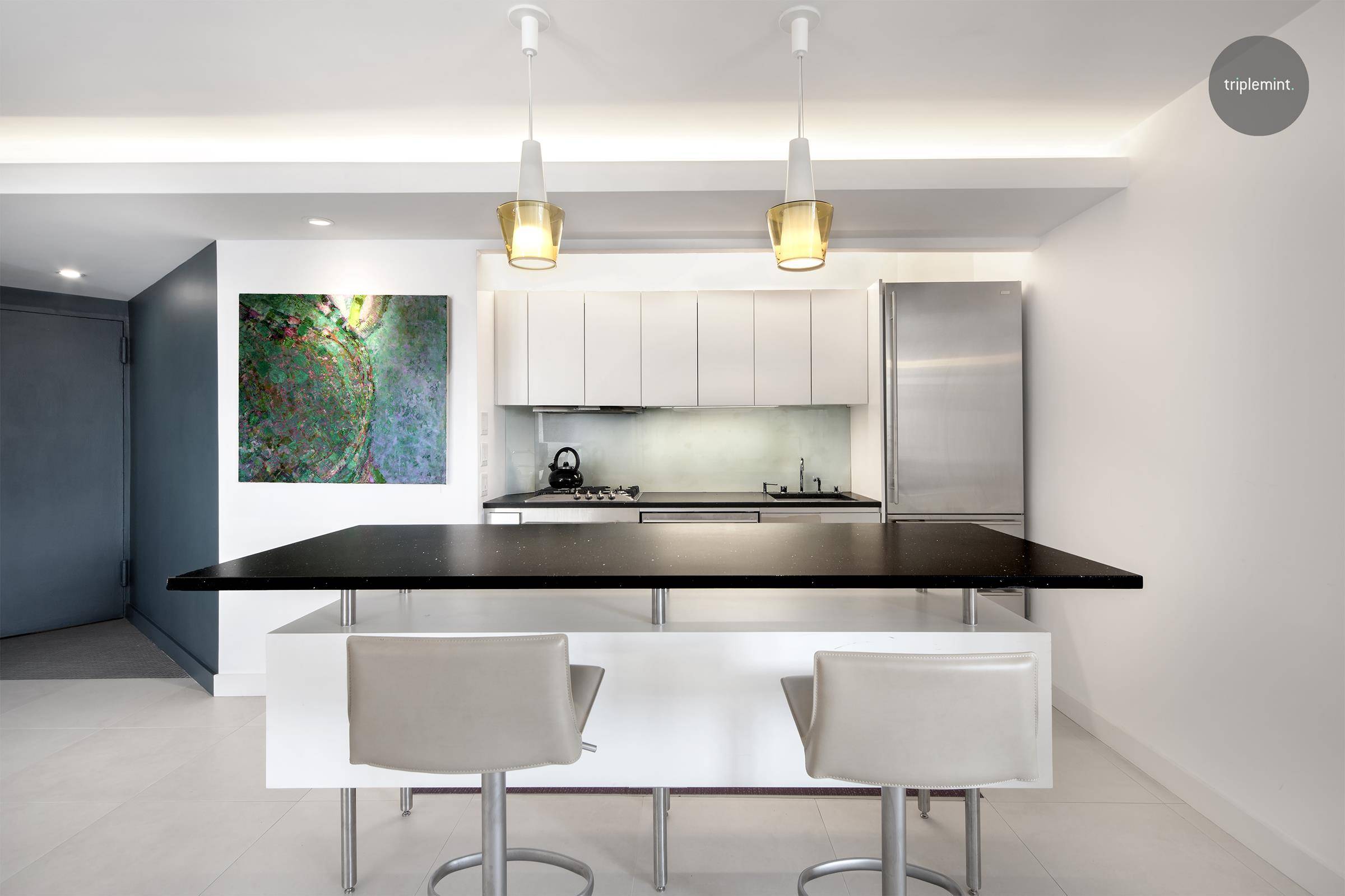 Perched on a high floor and designed to absolute perfection, unit 12AB is the West Village home you have all been waiting for.
