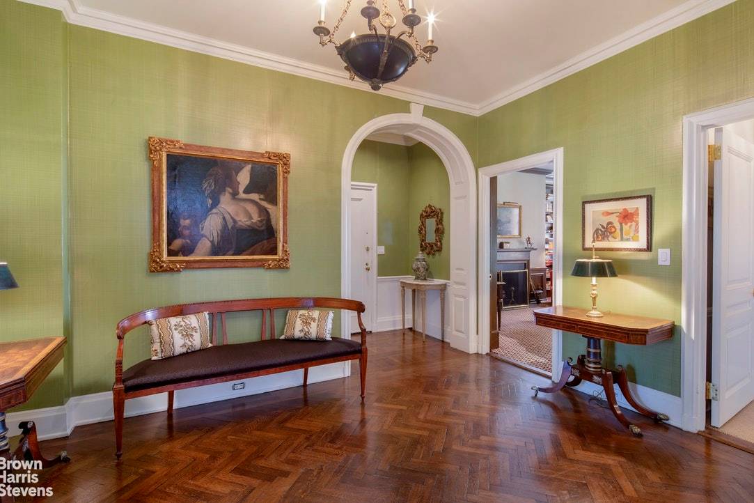 This elegant corner apartment is located in one of Rosario Candela's premier Park Avenue buildings built in 1927.