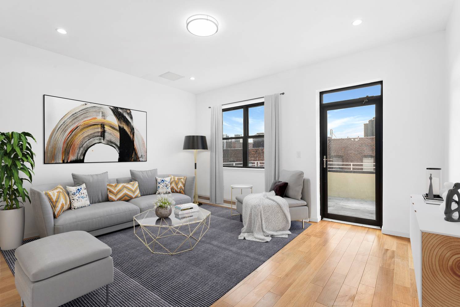 Jumel Mansion Condominium Impressively Sun Splashed Condominium Penthouse Tranquility and elegance in this landmarked enclave designated, The Jumel Terrace Historic District.