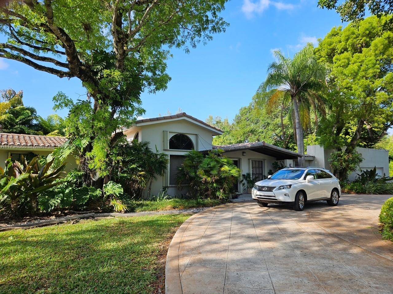 Rarely available property in South Miami s coveted Estate Residential District 1 acre min, known for its leafy neighborhoods and parks.
