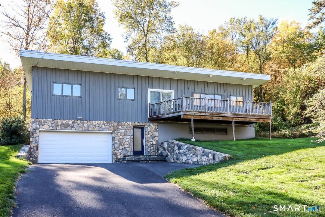 Unique and open mid century modern at end of cul de sac.