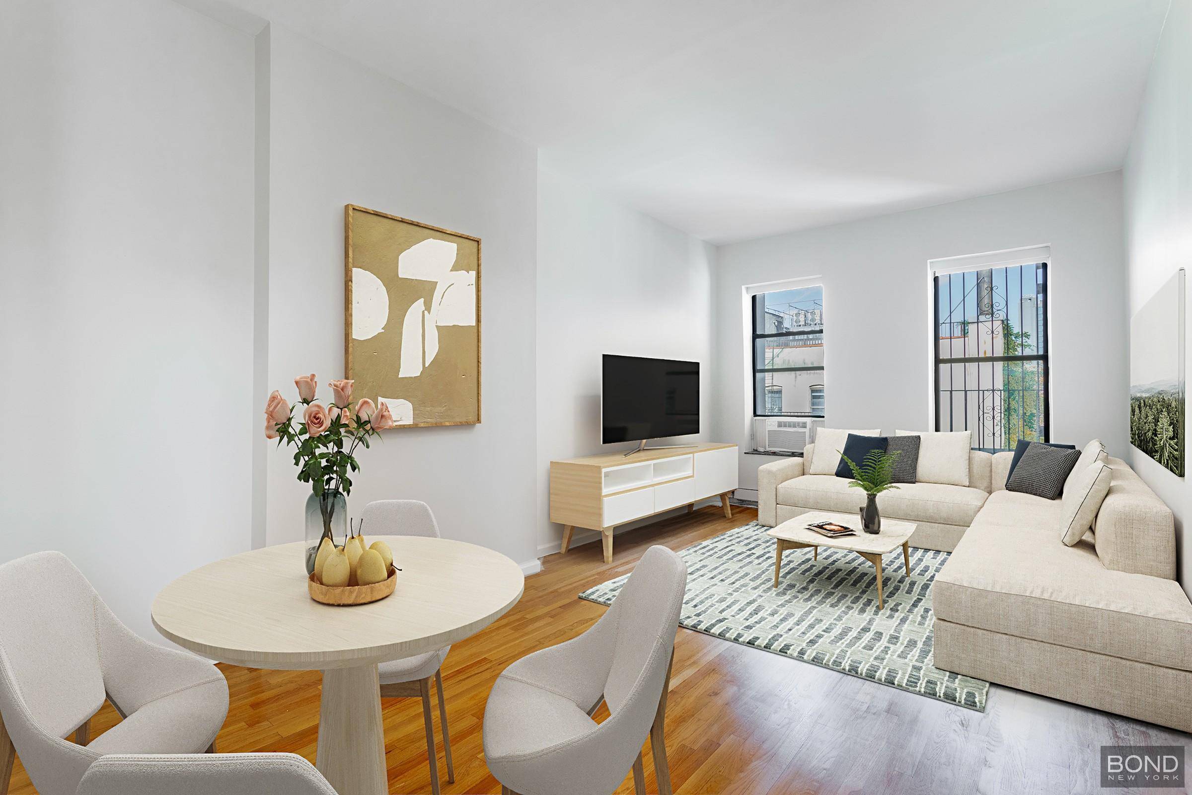 Sunny, SoHo Chic 1 Bedroom on Prince StreetLive in the heart of SoHo with this sun drenched 1 bedroom, 1 bathroom apartment in a classic prewar elevator building.