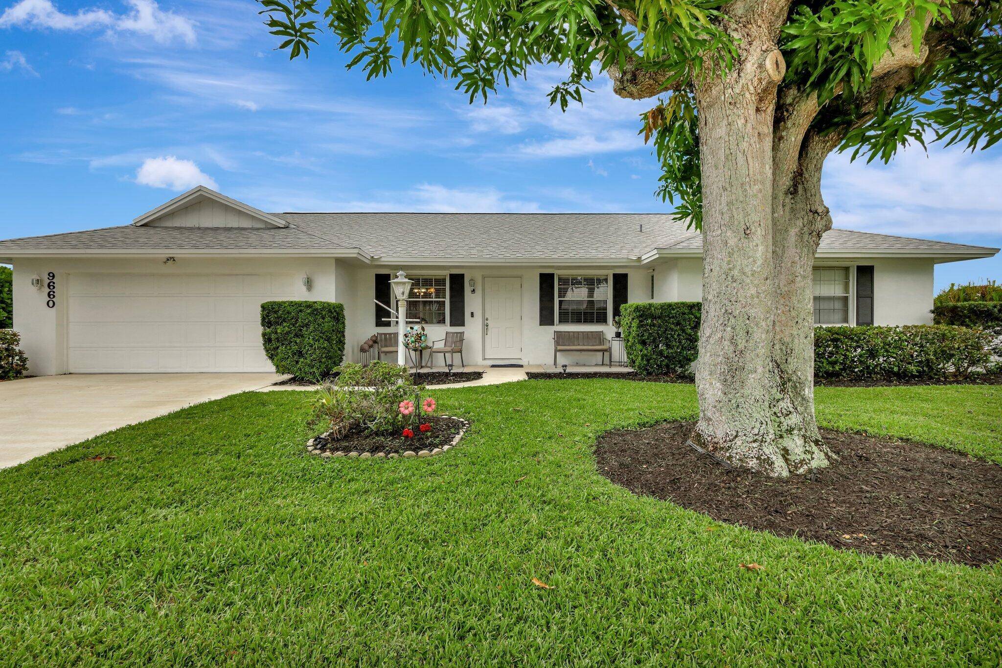 Spacious three bedroom, two bathroom home in a vibrant 55 community, just minutes from the beach.