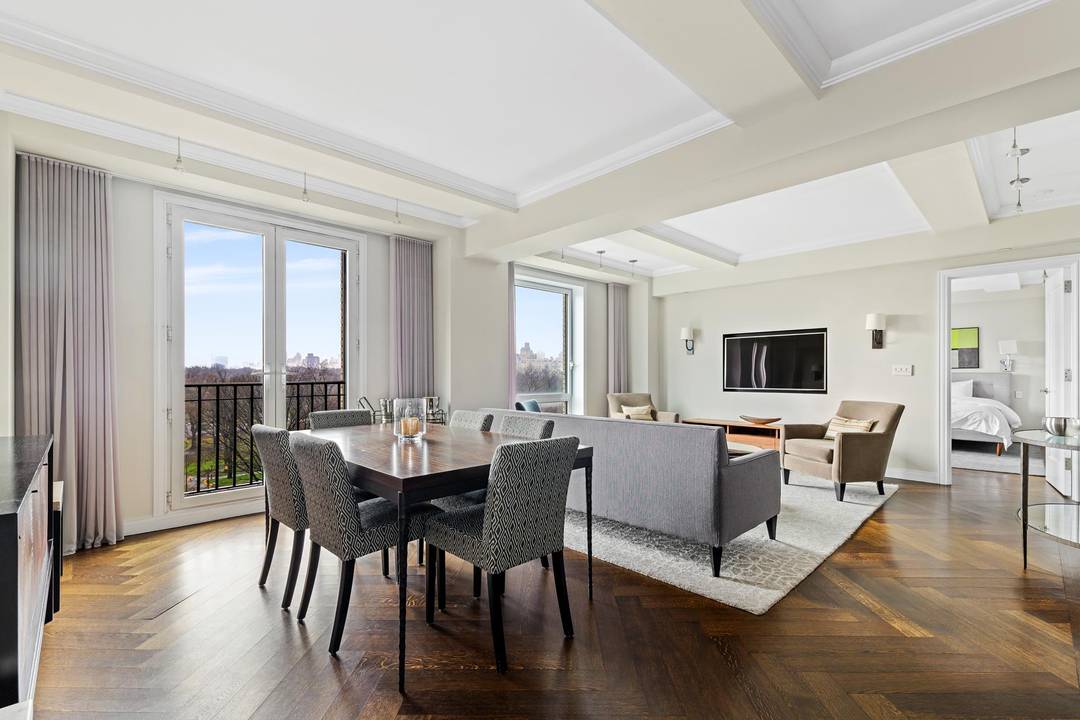 With spectacular views of Central Park, this 2 bedroom, 2.