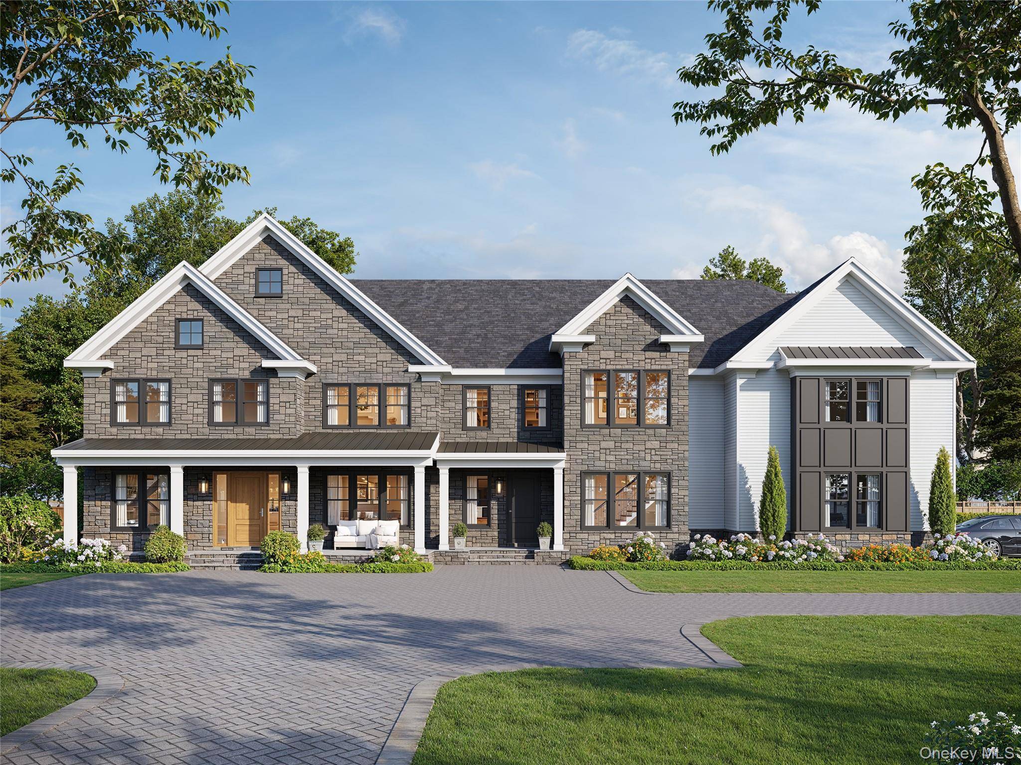 Stunning new home at Sarosca Farm Estates, this home is at the end of the cul de sac on Stone Bridge Road on 1.
